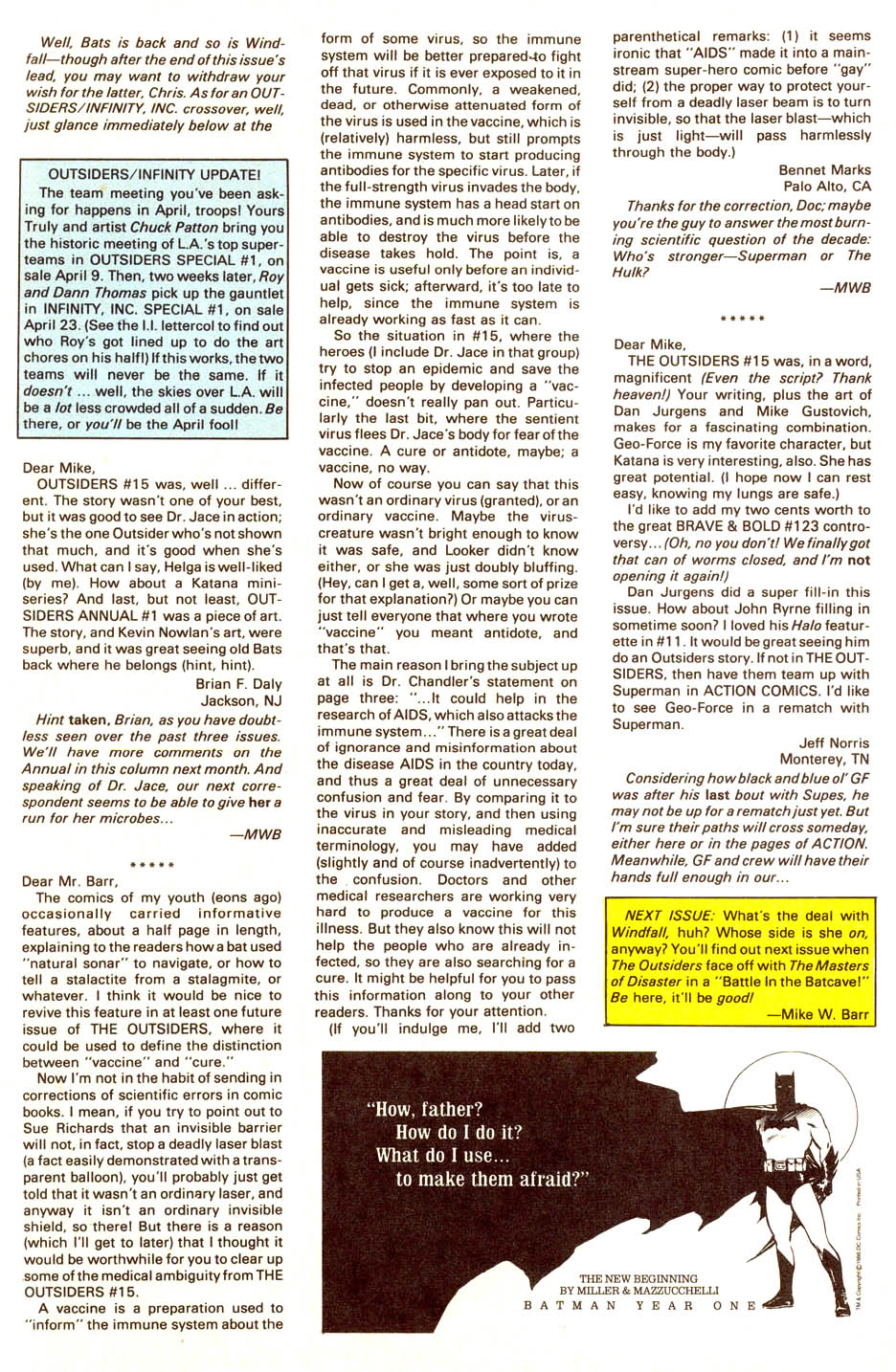 Read online The Outsiders (1985) comic -  Issue #19 - 30