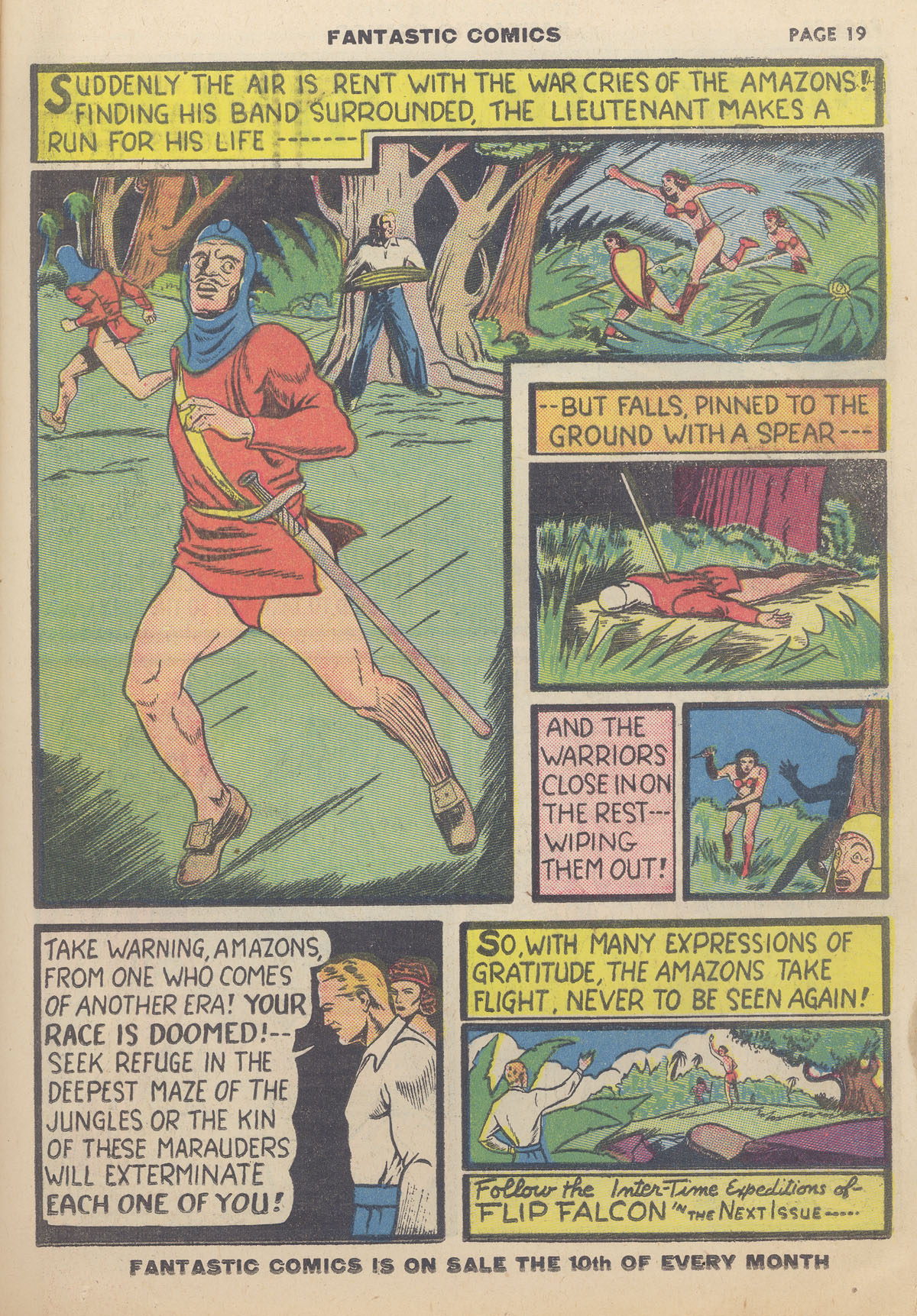 Read online Fantastic Comics comic -  Issue #9 - 21