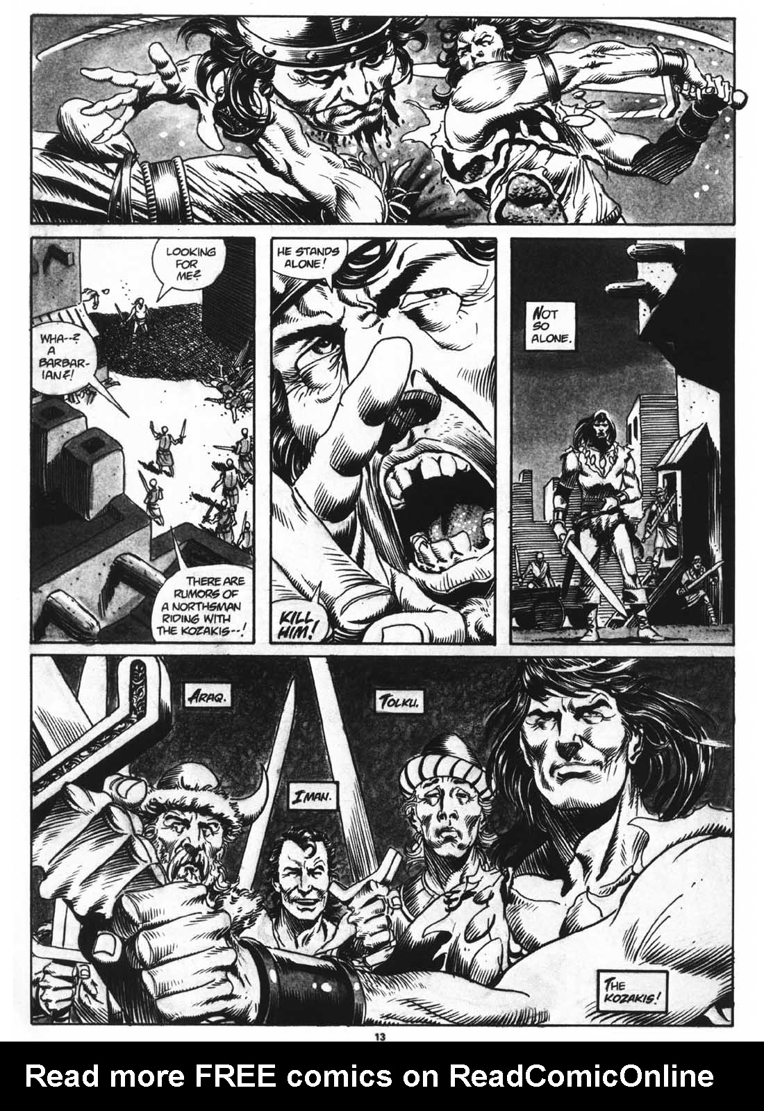 Read online The Savage Sword Of Conan comic -  Issue #160 - 15