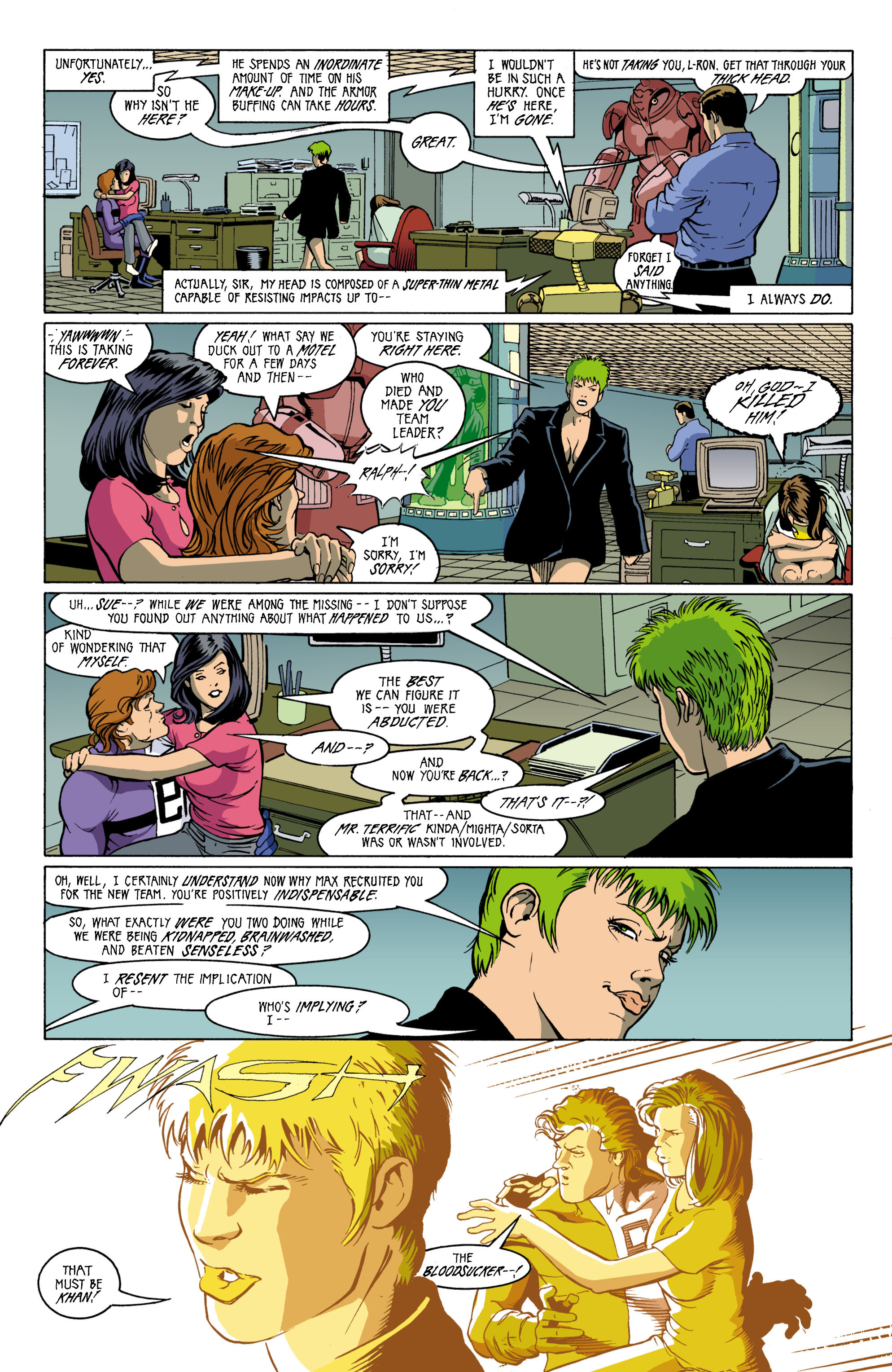 Read online Formerly Known as the Justice League comic -  Issue #5 - 17