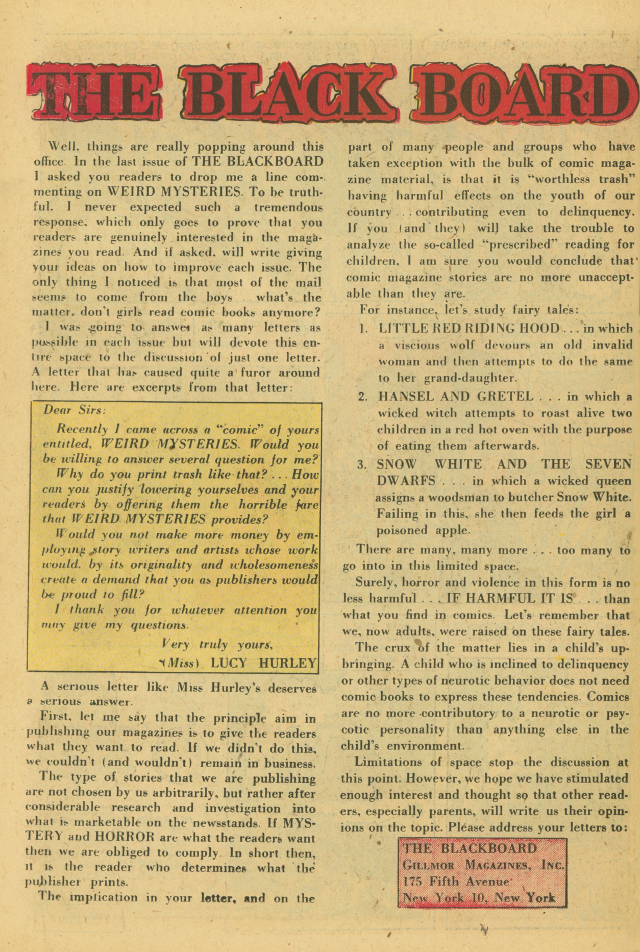 Read online Weird Mysteries (1952) comic -  Issue #5 - 14