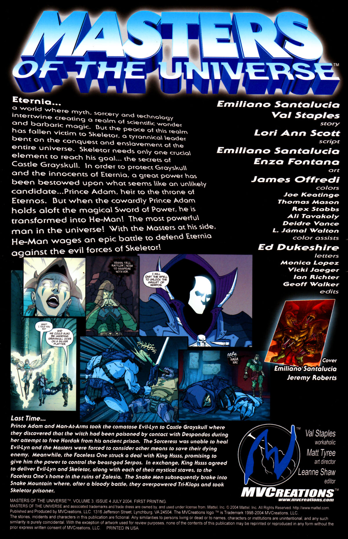 Read online Masters of the Universe (2004) comic -  Issue #4 - 2