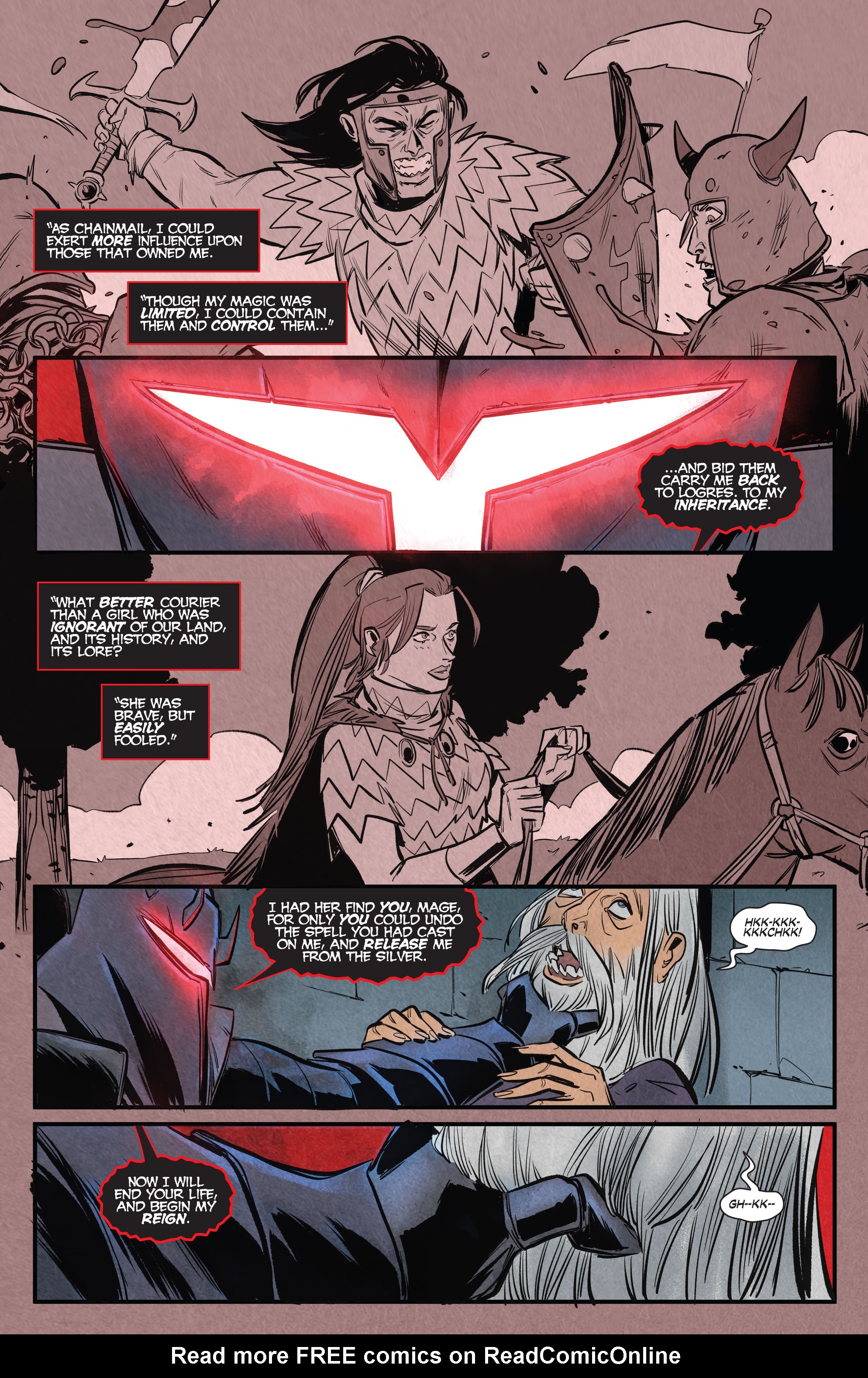 Read online Immortal Red Sonja comic -  Issue #8 - 10