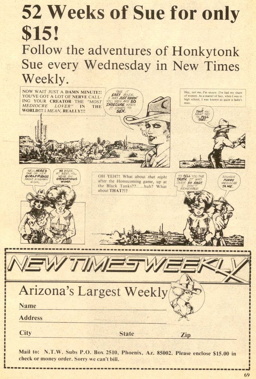 Read online Honkytonk Sue comic -  Issue #2 - 71