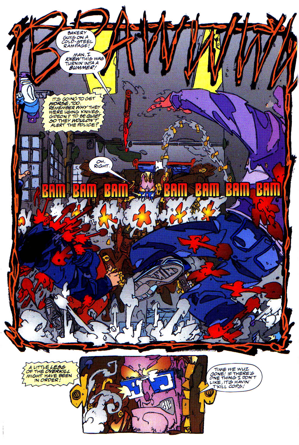 Read online Images of ShadowHawk comic -  Issue #1 - 21
