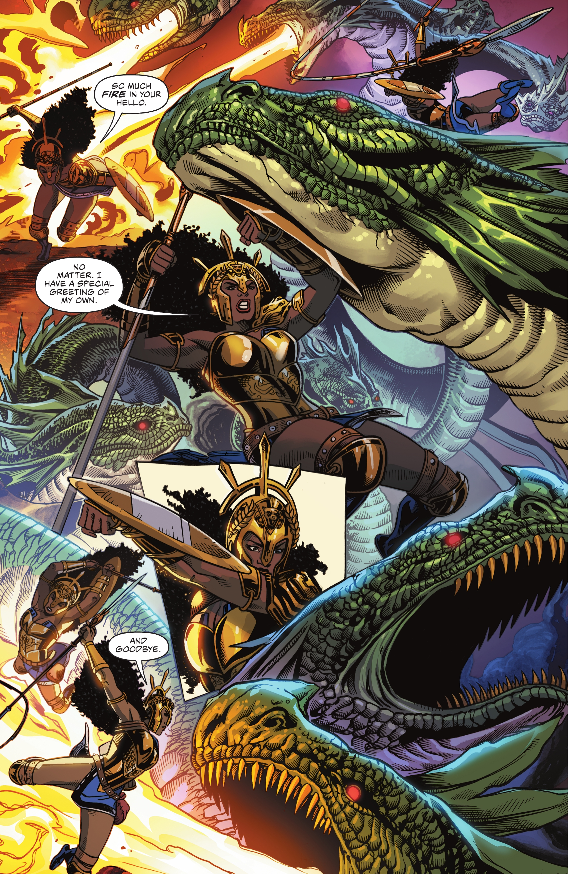 Read online Nubia & the Amazons comic -  Issue #4 - 22