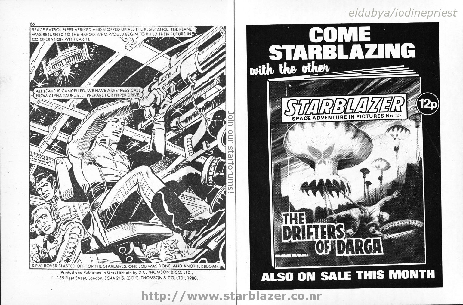 Read online Starblazer comic -  Issue #26 - 35