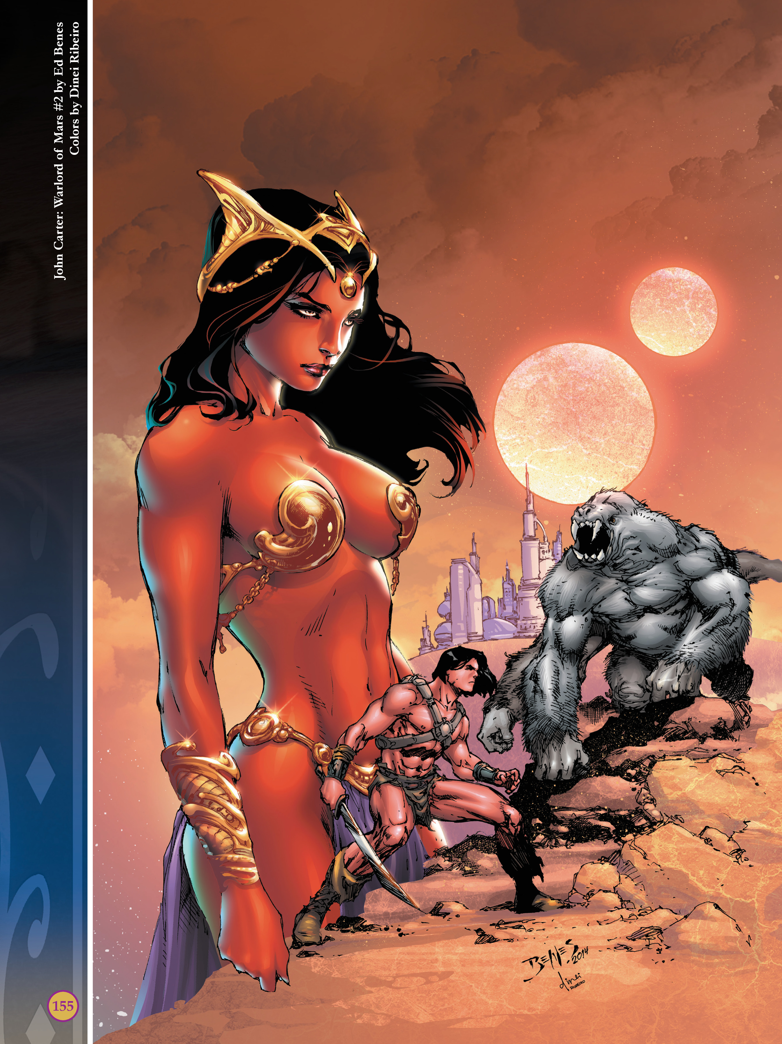 Read online The Art of Dejah Thoris and the Worlds of Mars comic -  Issue # TPB 2 (Part 2) - 54