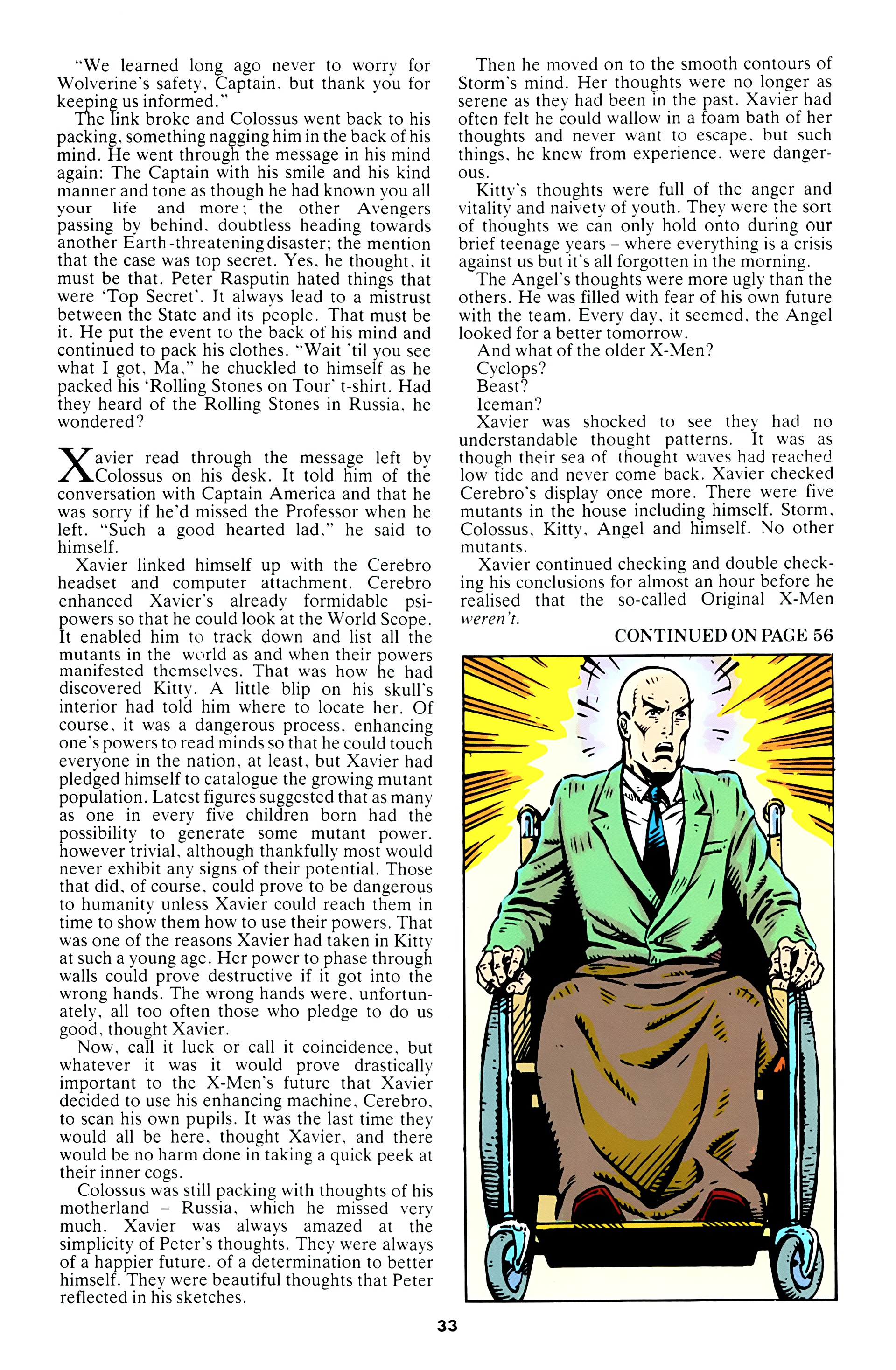 Read online X-Men Annual UK comic -  Issue #1992 - 30