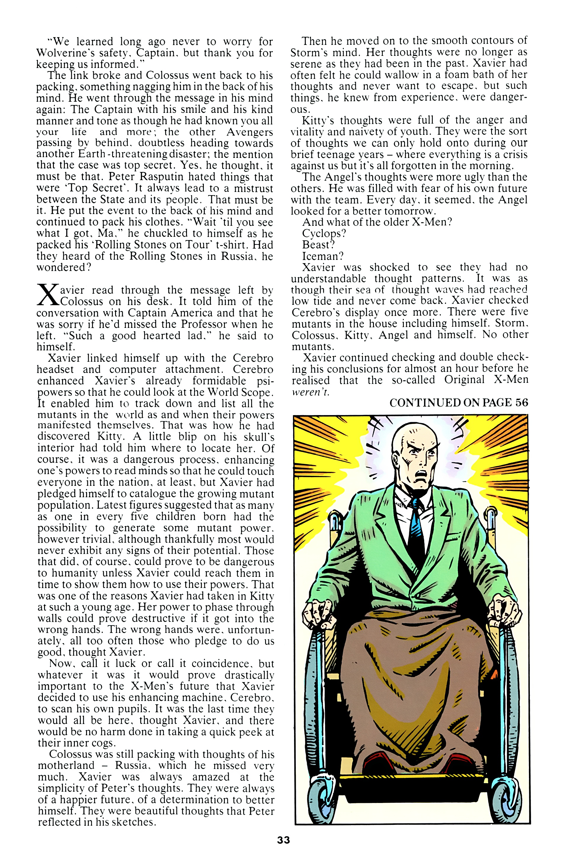 Read online X-Men Annual UK comic -  Issue #1992 - 30