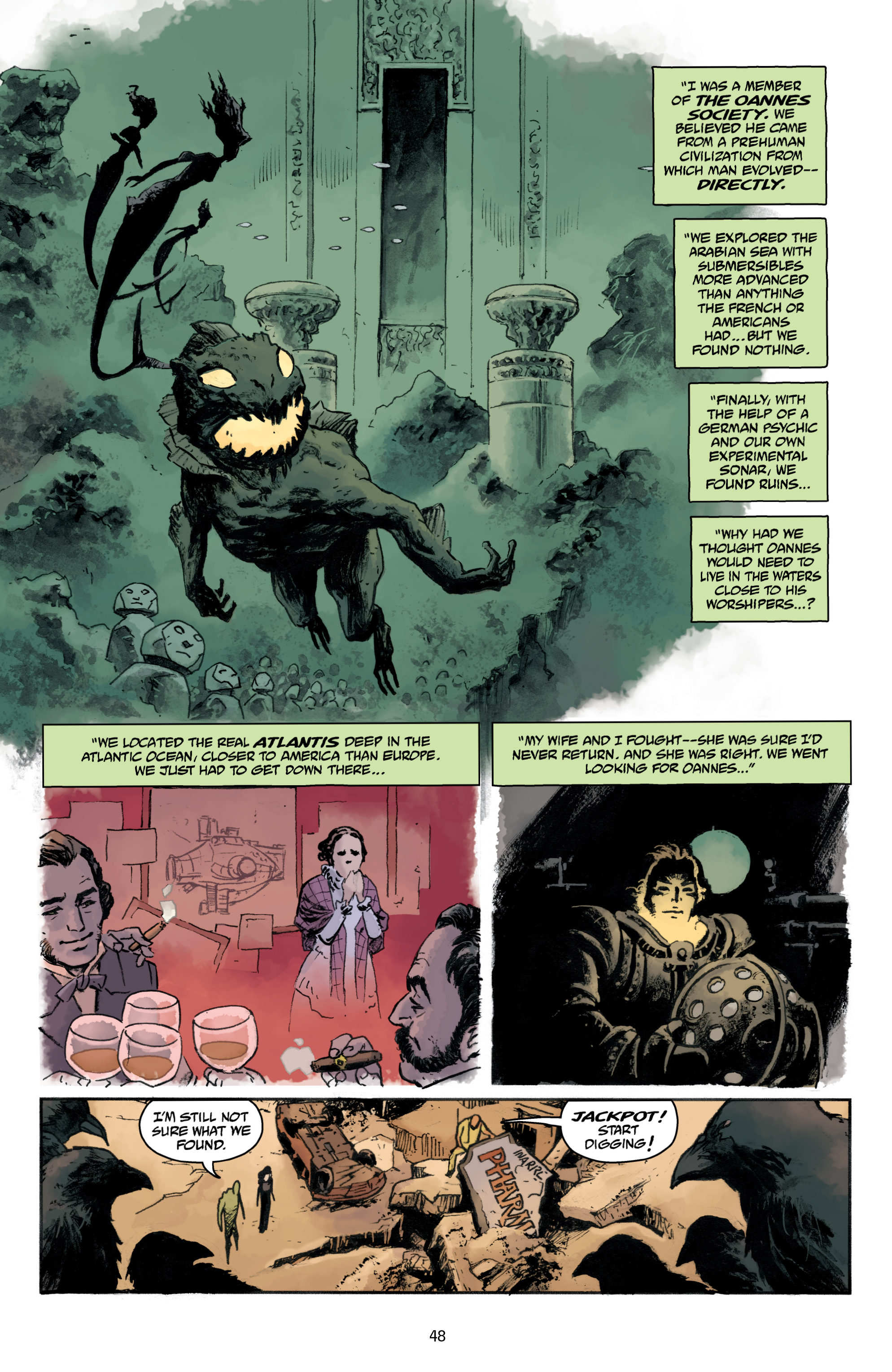 Read online Abe Sapien comic -  Issue # _TPB Dark and Terrible 2 (Part 1) - 50