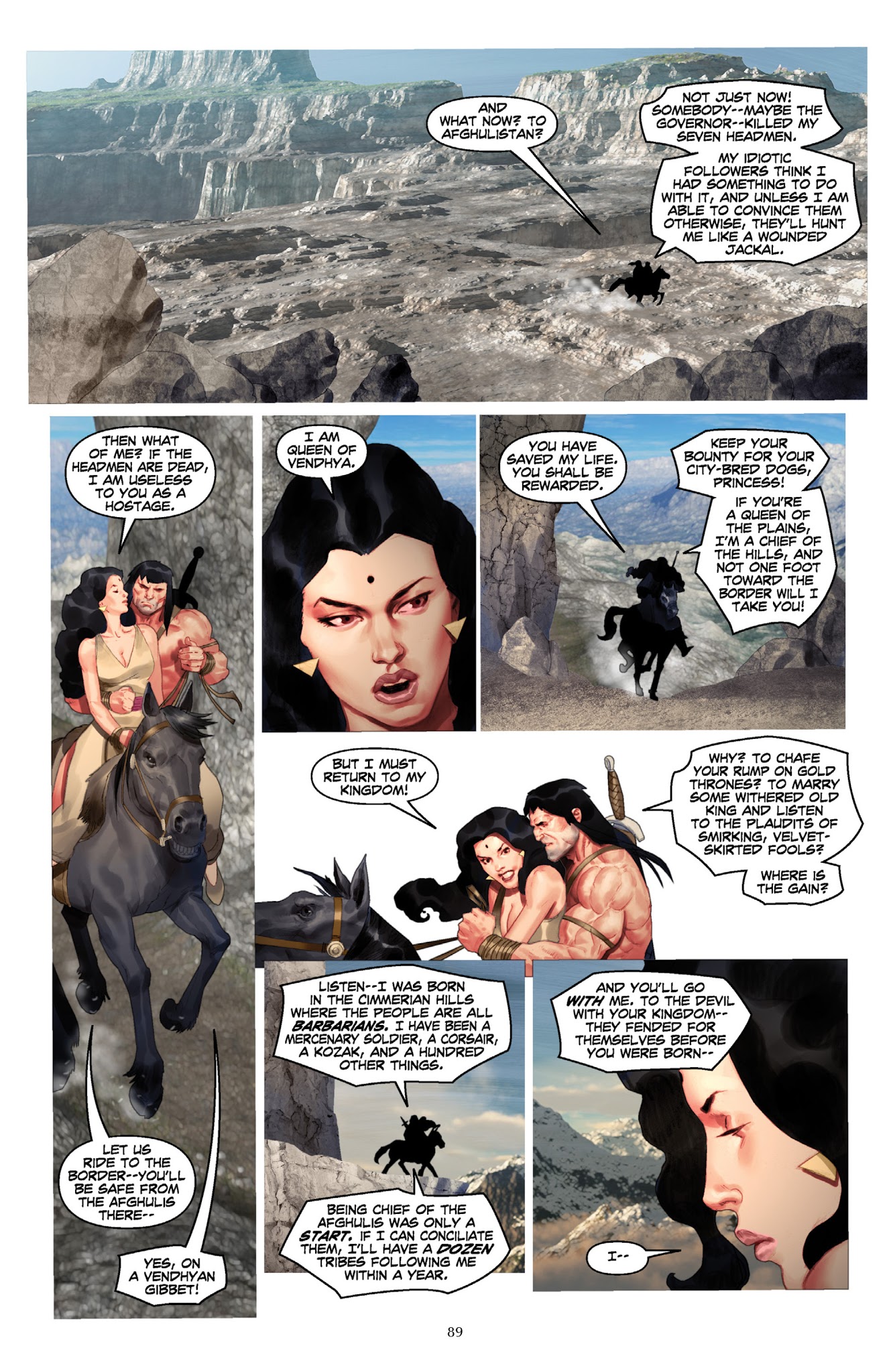 Read online Conan and the People of the Black Circle comic -  Issue # _TPB - 91