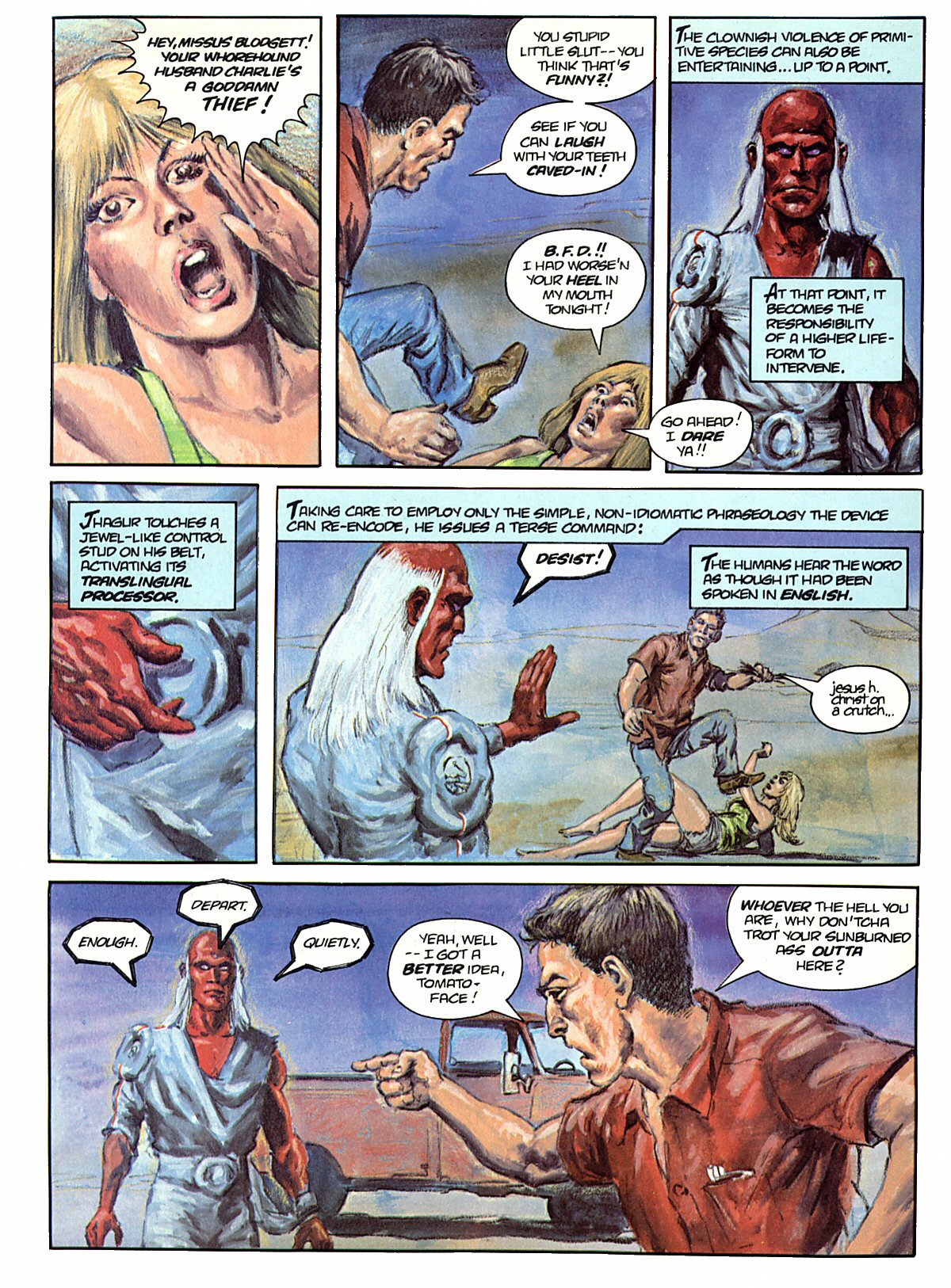 Read online Marvel Graphic Novel comic -  Issue #11 - Void Indigo - 32