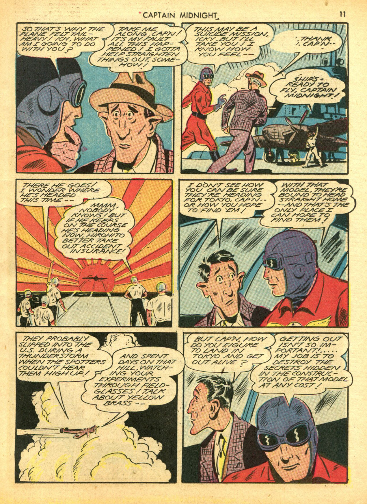 Read online Captain Midnight (1942) comic -  Issue #5 - 11