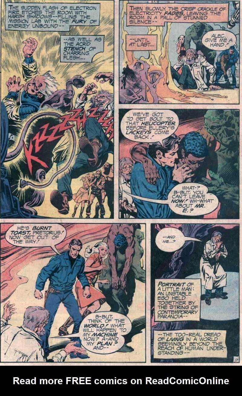 Read online Swamp Thing (1972) comic -  Issue #17 - 18