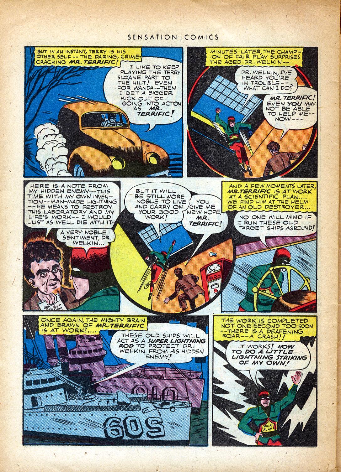 Read online Sensation (Mystery) Comics comic -  Issue #37 - 38