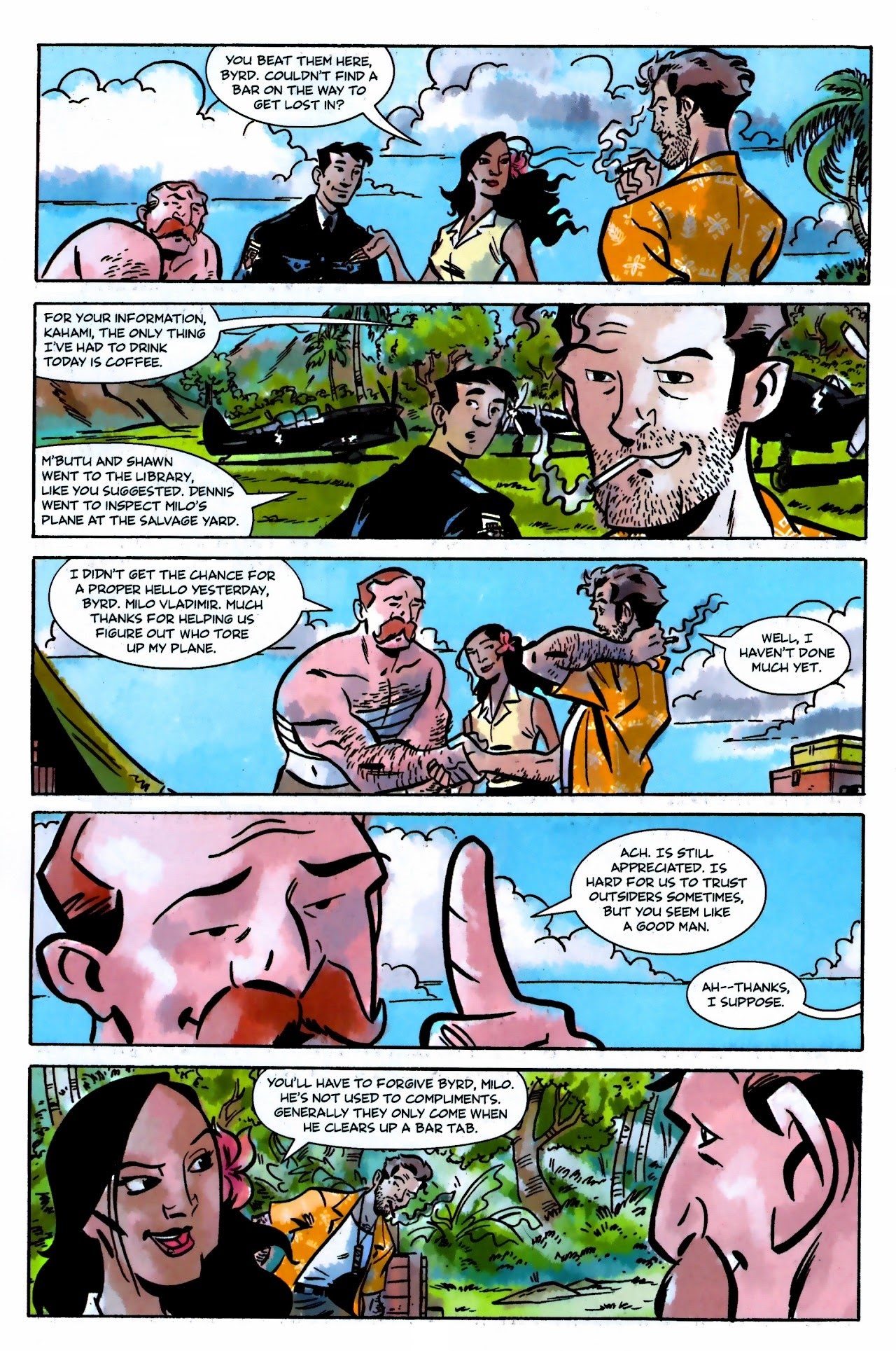 Read online Hawaiian Dick: Screaming Black Thunder comic -  Issue #2 - 17