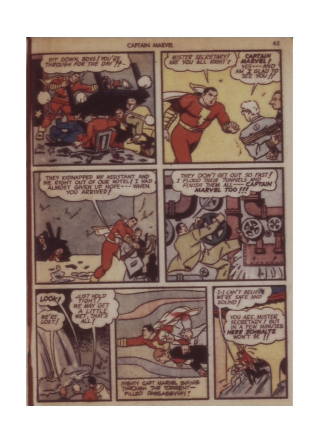 Read online Captain Marvel Adventures comic -  Issue #16 - 65