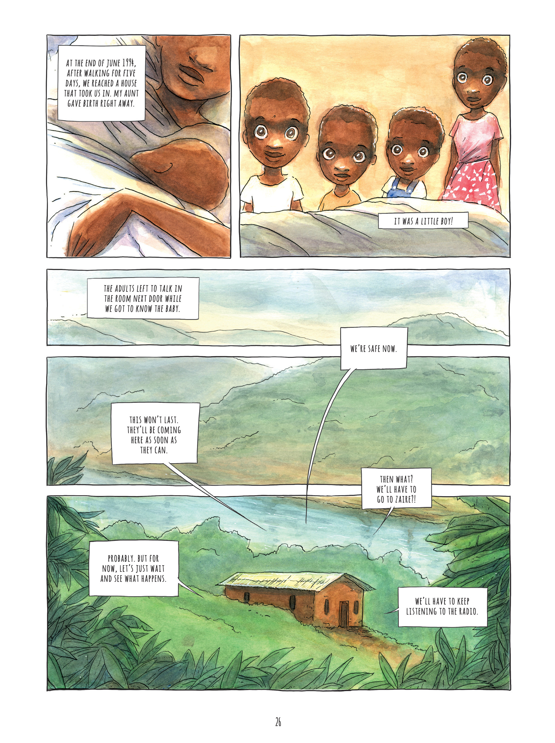 Read online Alice on the Run: One Child's Journey Through the Rwandan Civil War comic -  Issue # TPB - 25