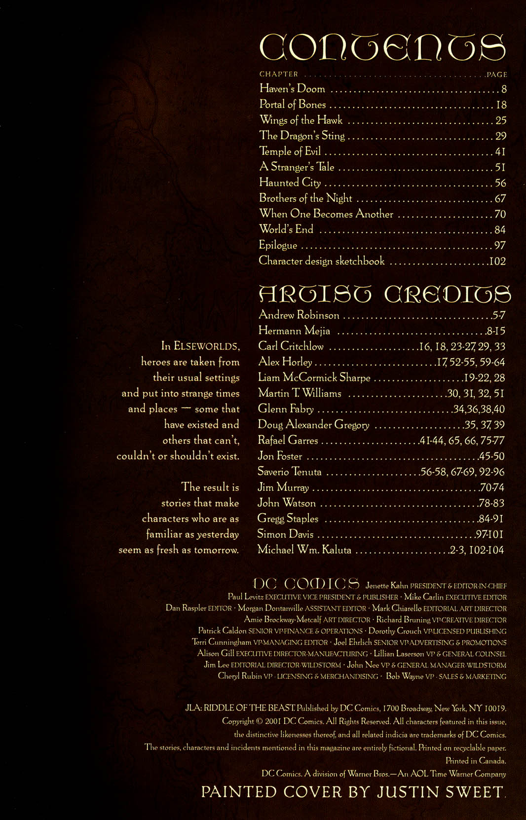 Read online JLA: Riddle of the Beast comic -  Issue # Full - 4