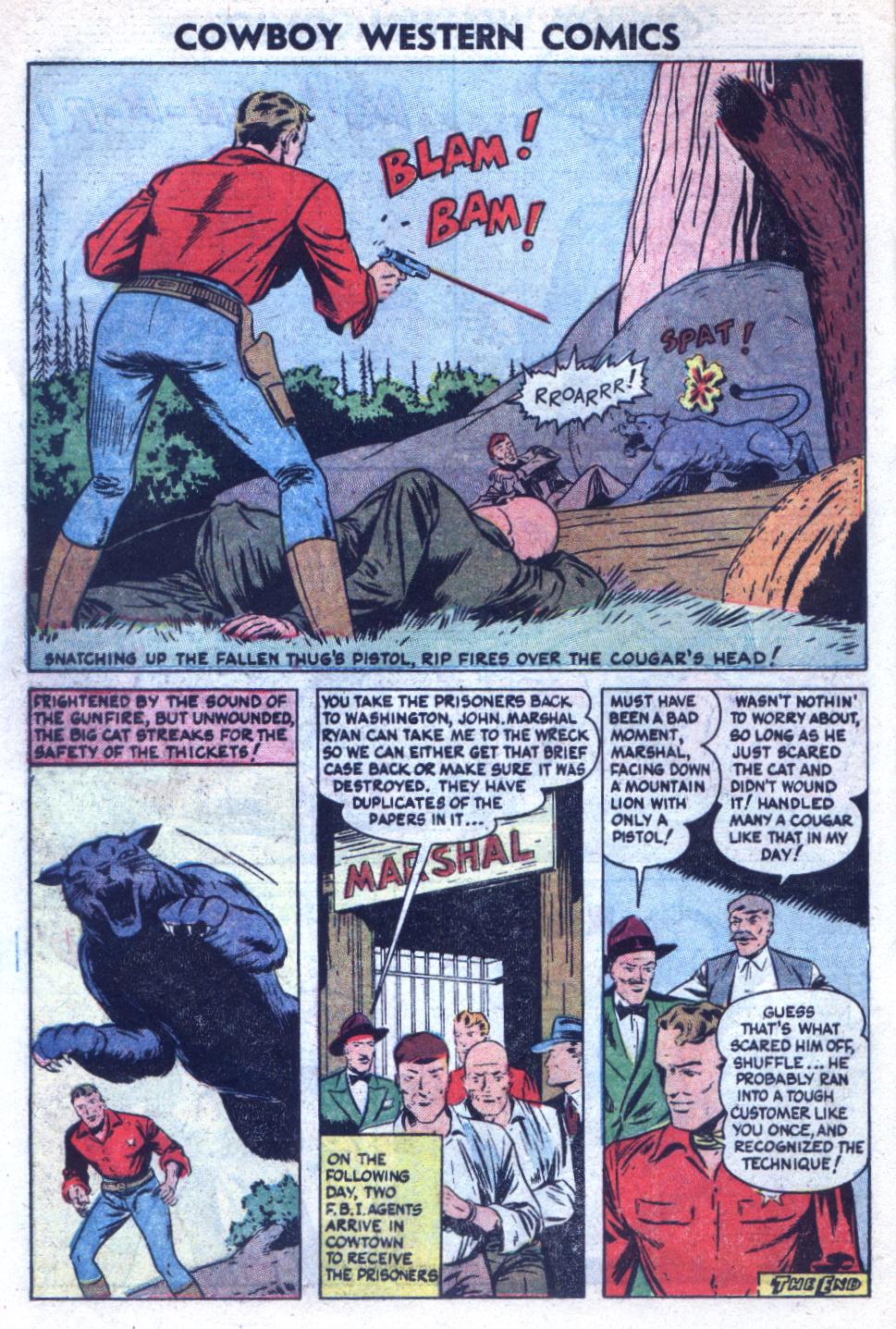 Read online Cowboy Western Comics (1953) comic -  Issue #46 - 10