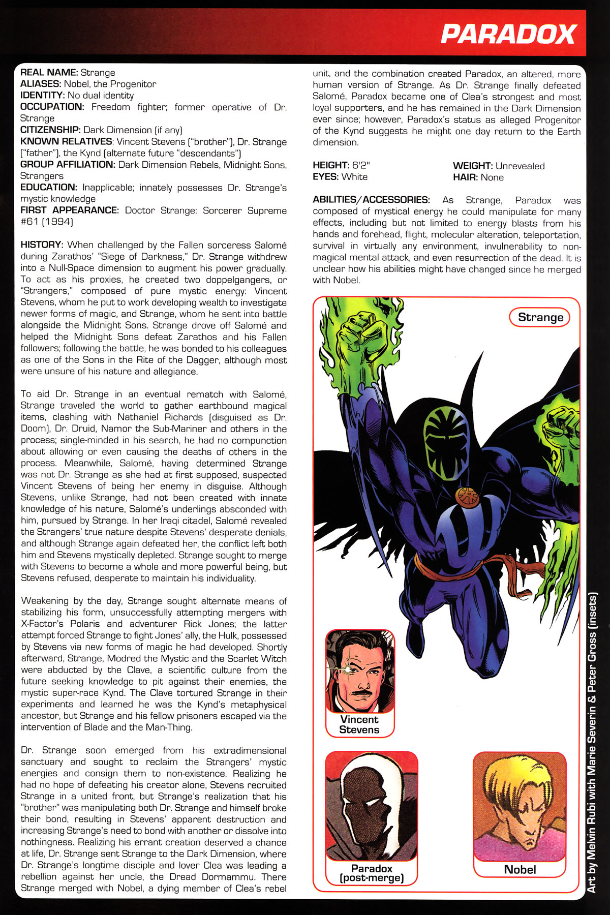 Read online Marvel Legacy:  The 1990's Handbook comic -  Issue # Full - 41