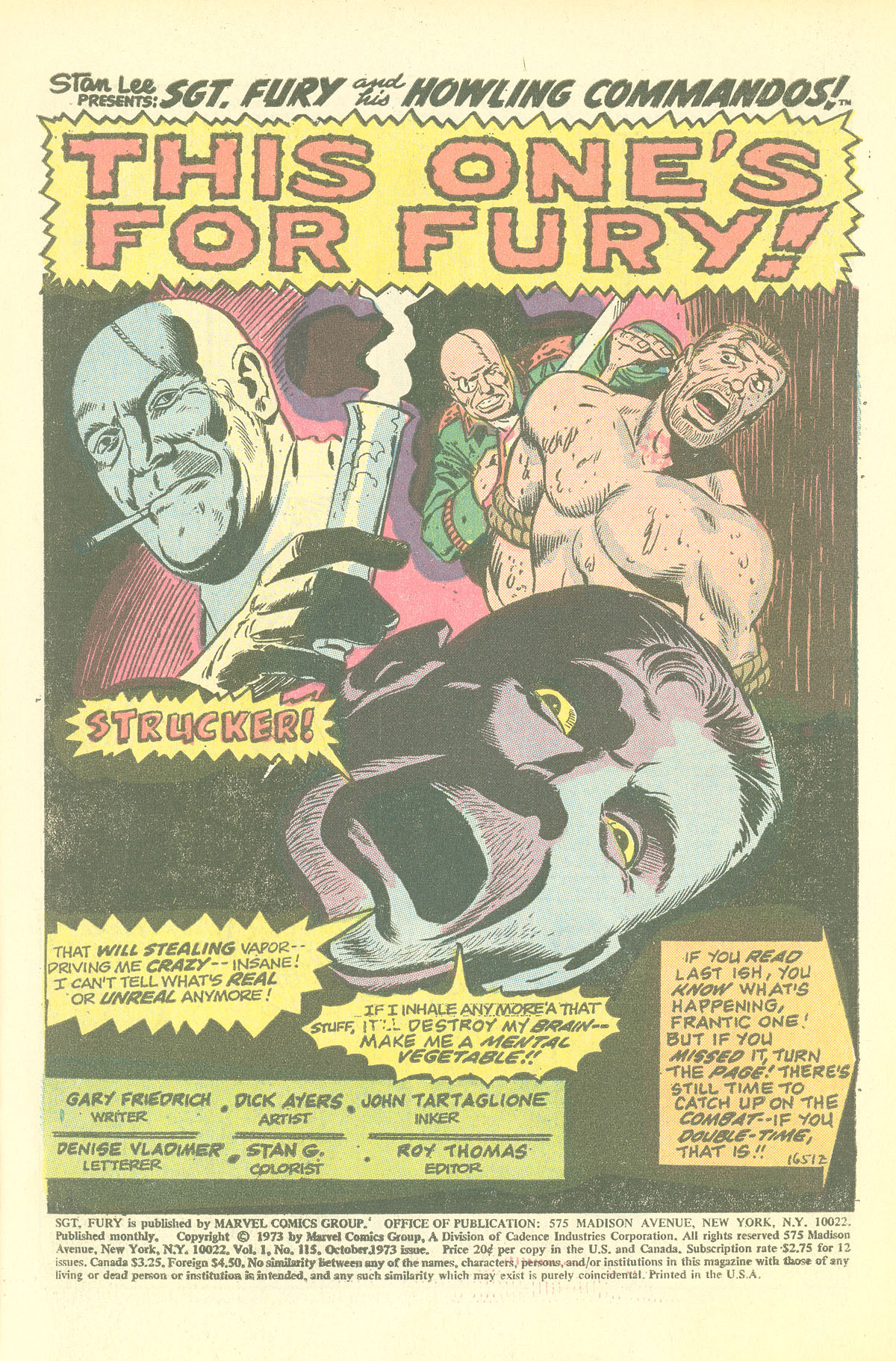 Read online Sgt. Fury comic -  Issue #115 - 3