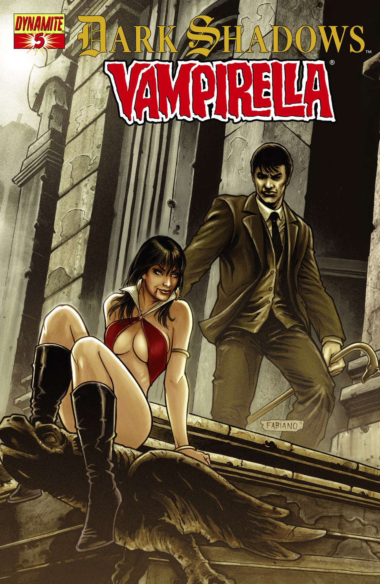 Read online Dark Shadows/Vampirella comic -  Issue #5 - 1