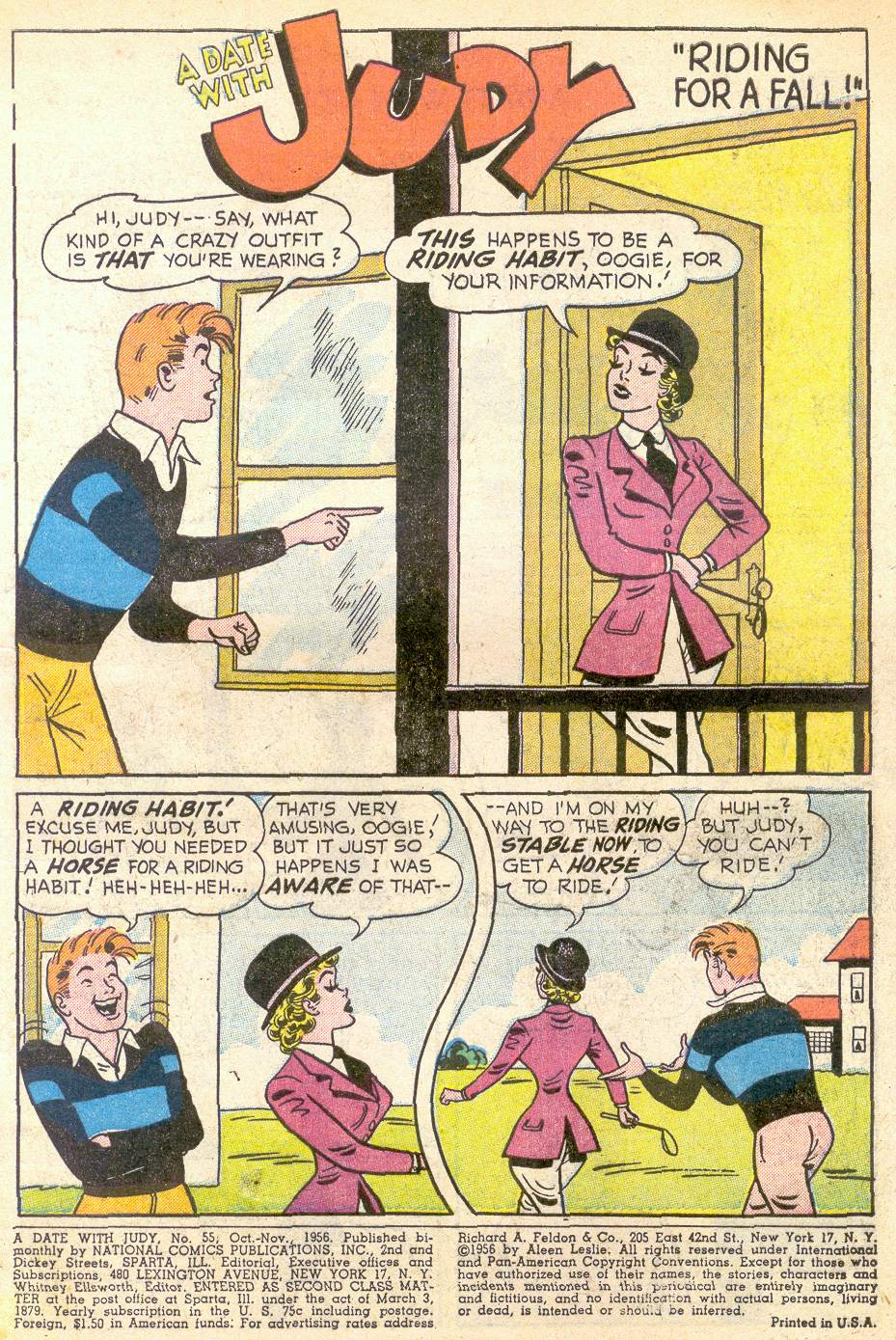 Read online A Date with Judy comic -  Issue #55 - 3