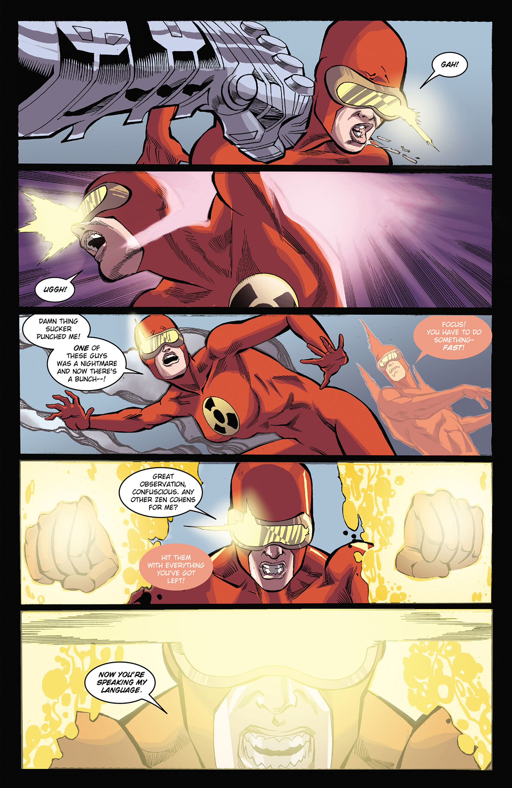 Read online Solar: Man of the Atom (2014) comic -  Issue #4 - 5