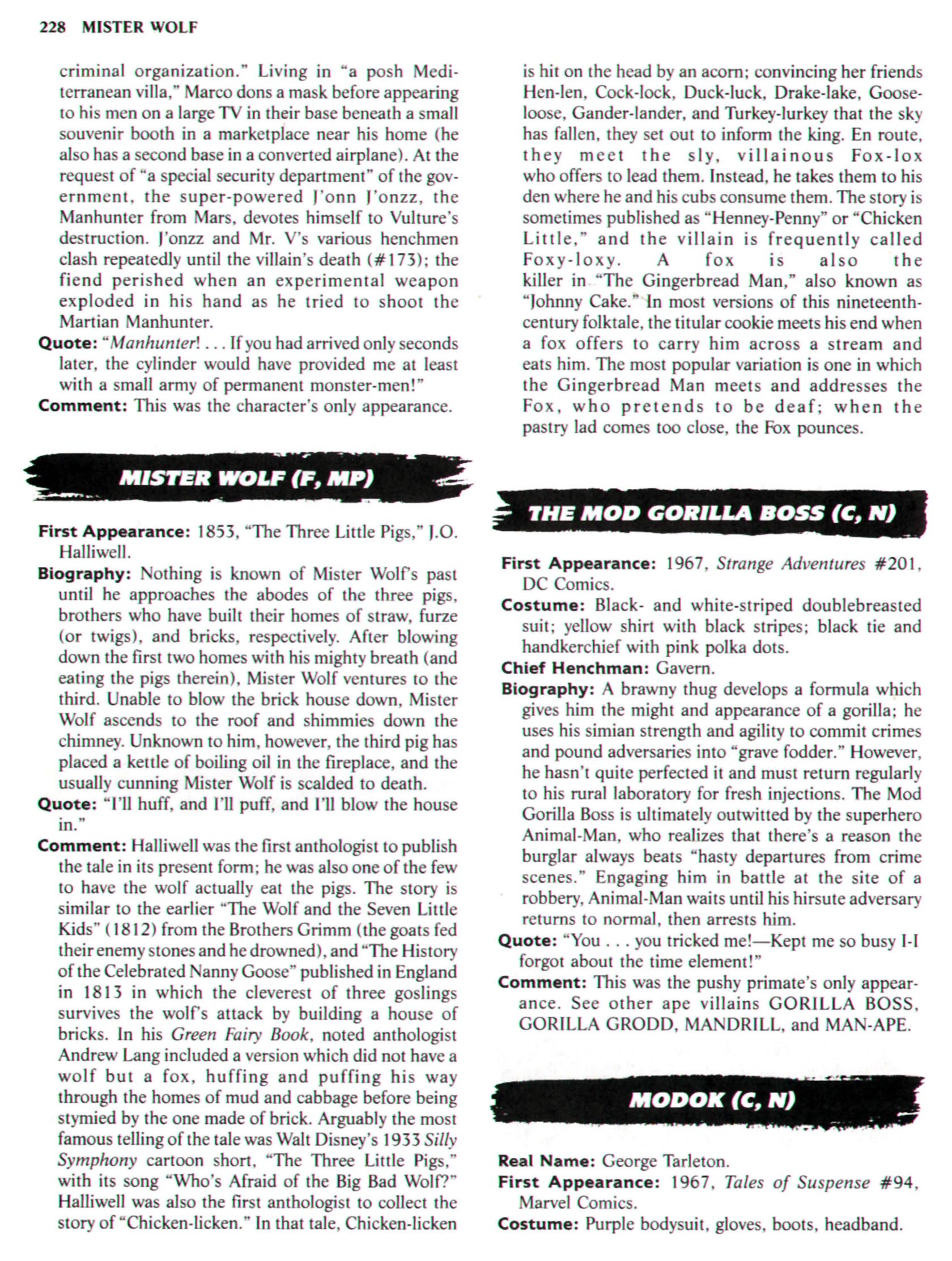 Read online The Encyclopedia of Super Villains comic -  Issue # TPB (Part 2) - 3