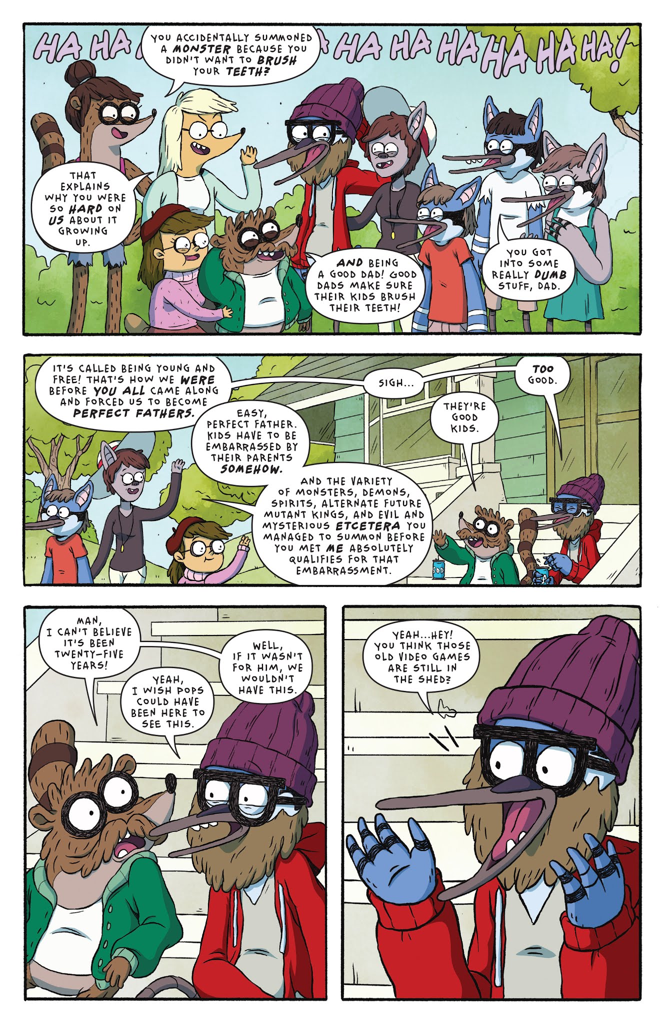 Read online Regular Show: 25 Years Later comic -  Issue #1 - 5