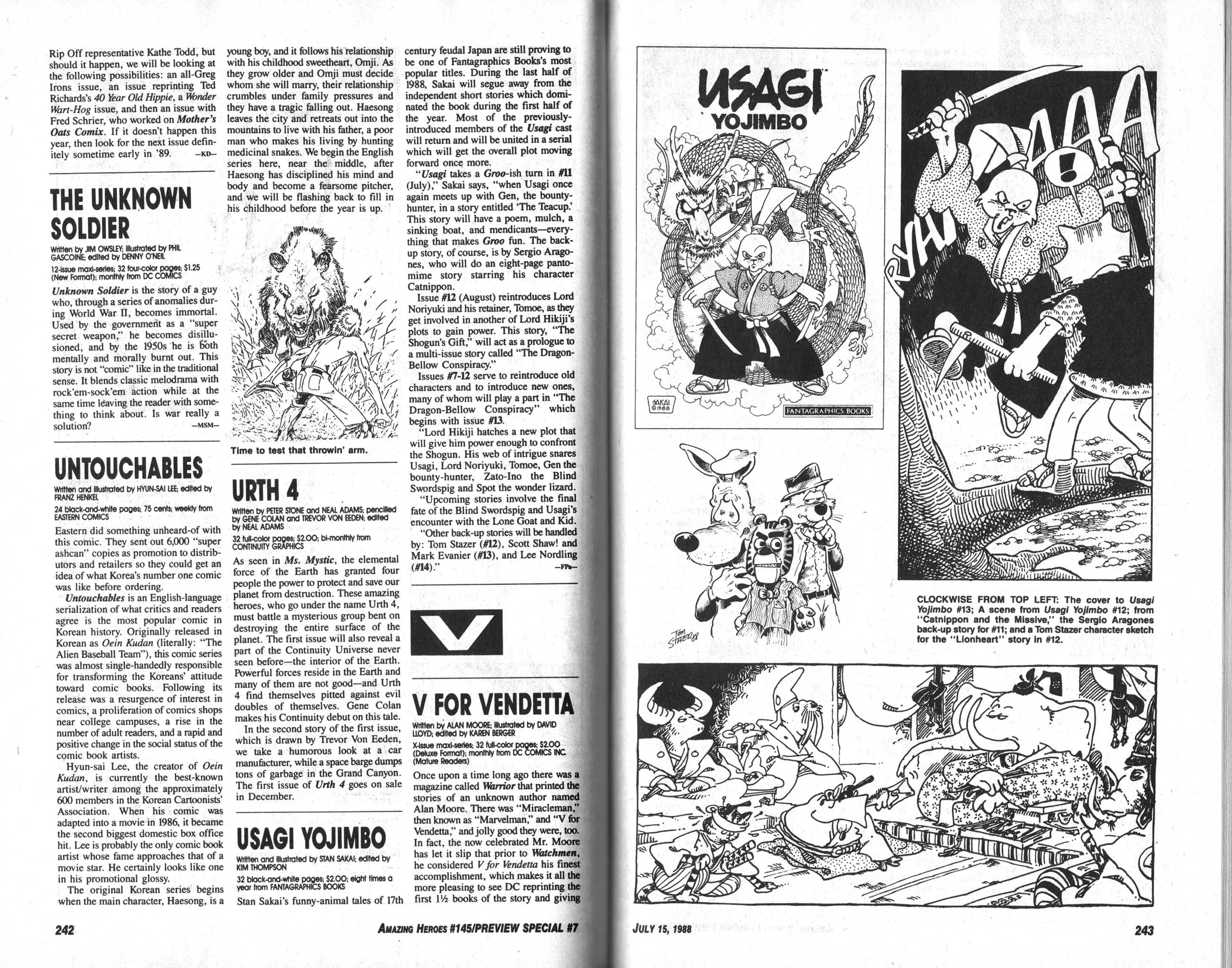 Read online Amazing Heroes comic -  Issue #145 - 123