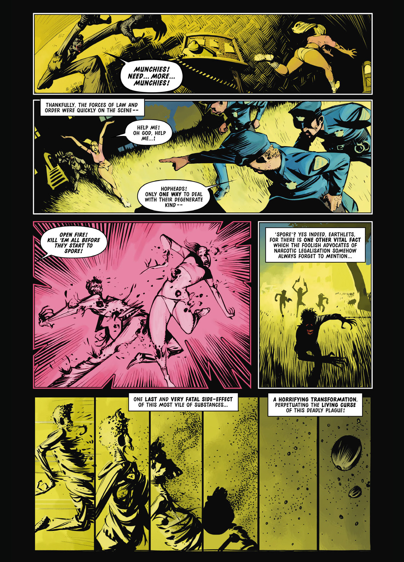 Read online Tharg's Terror Tales Presents Necronauts & A Love Like Blood comic -  Issue # TPB - 101