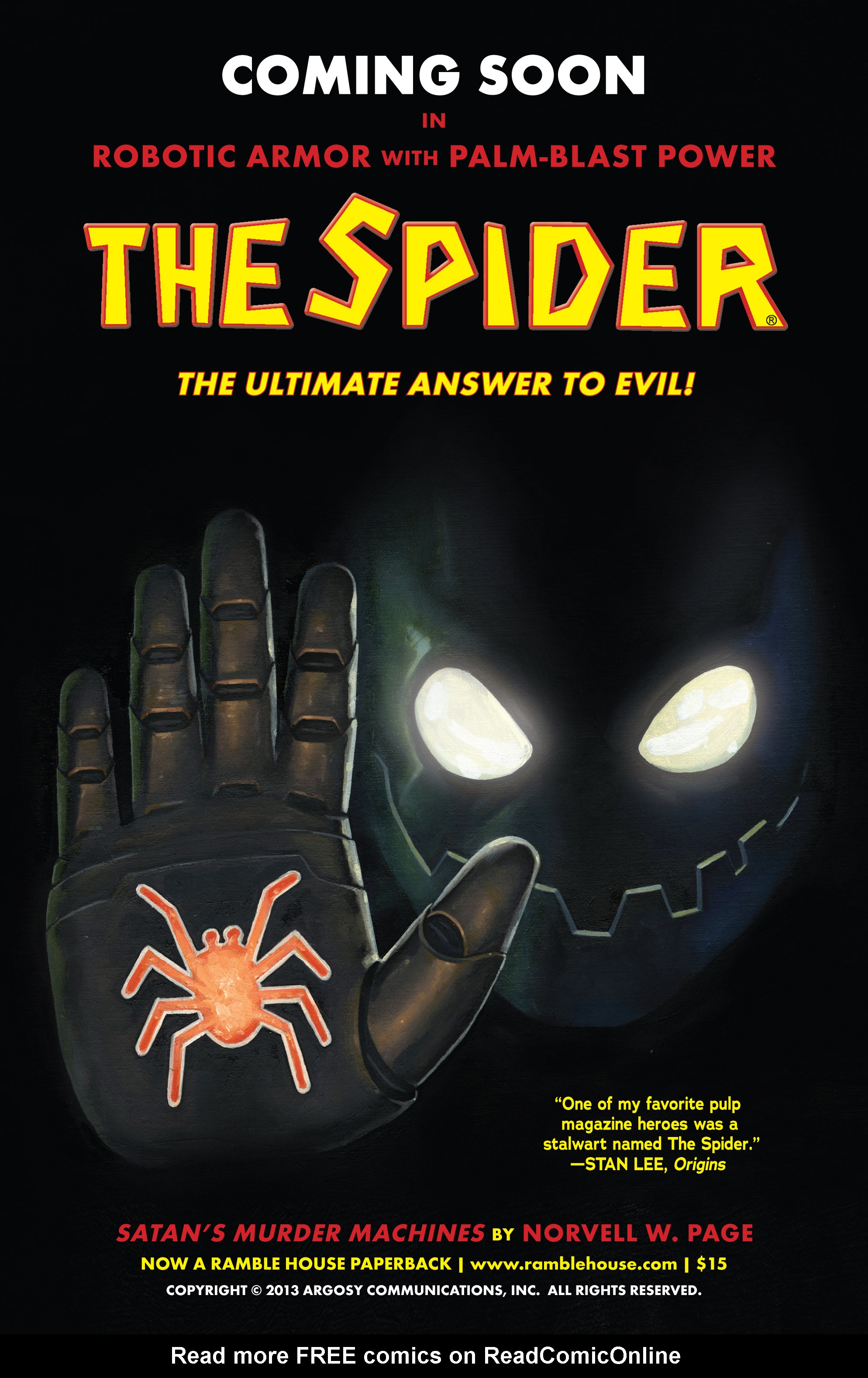 Read online The Spider comic -  Issue #13 - 32