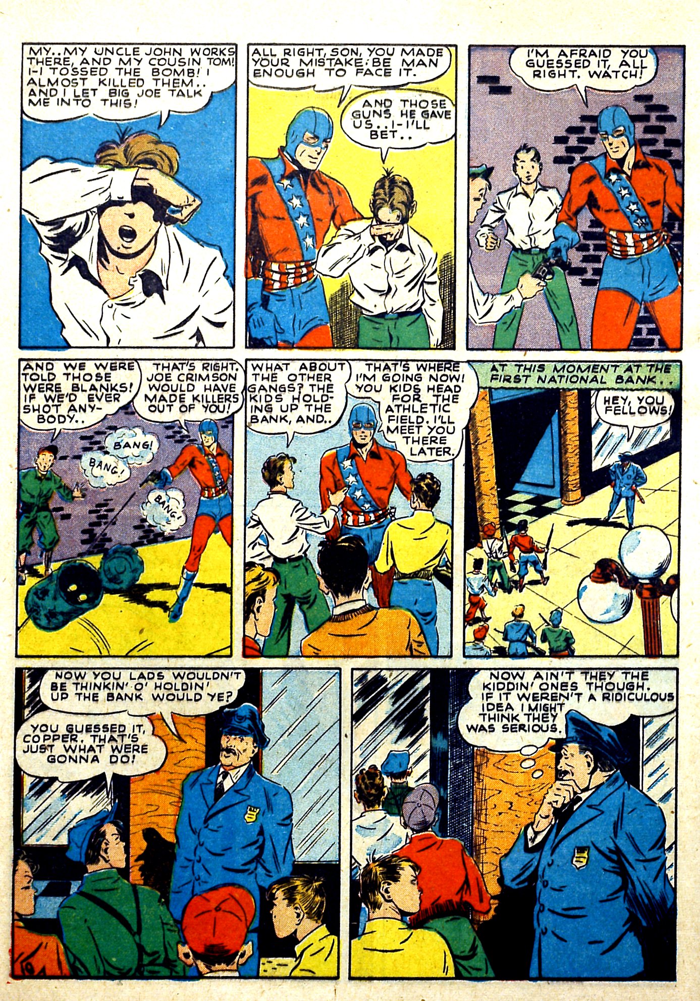 Read online Our Flag Comics comic -  Issue #4 - 12