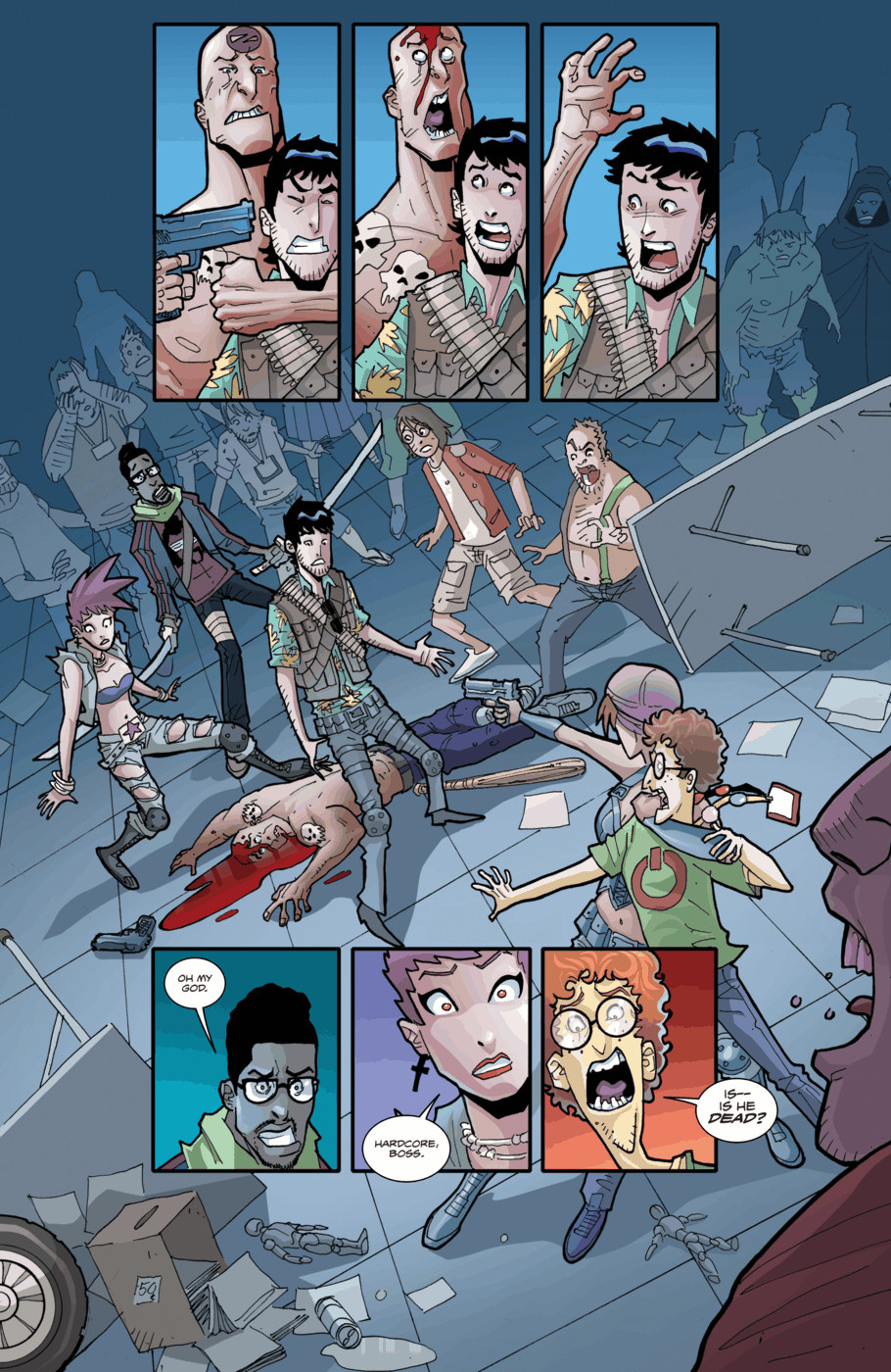 Read online Fanboys vs. Zombies comic -  Issue #7 - 19