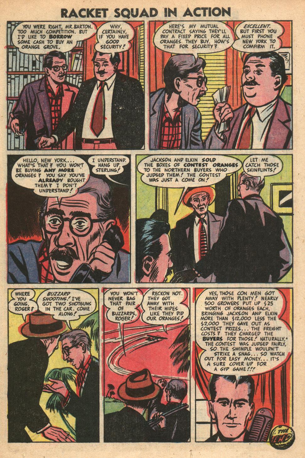 Read online Racket Squad in Action comic -  Issue #6 - 25