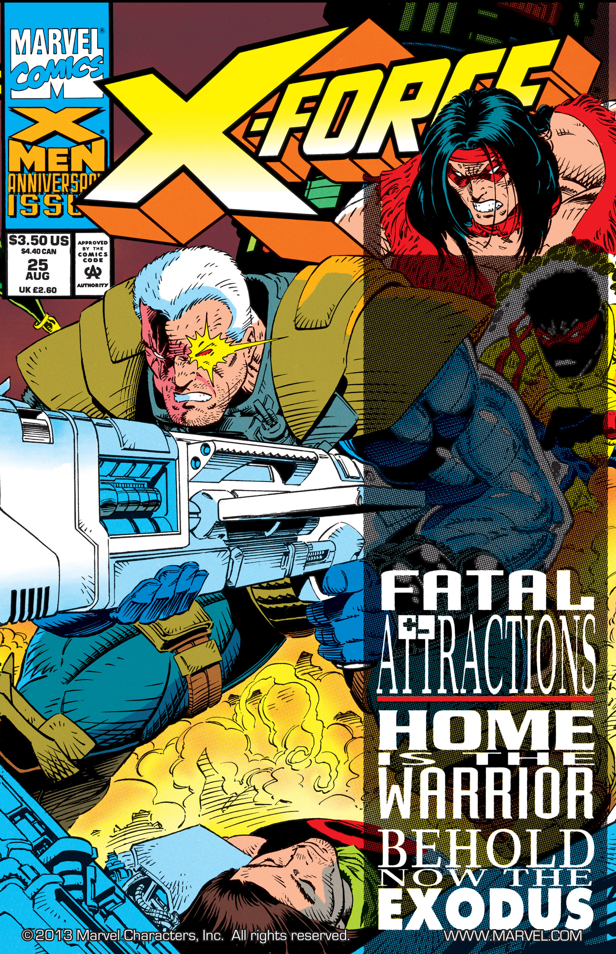 Read online X-Force (1991) comic -  Issue #25 - 1