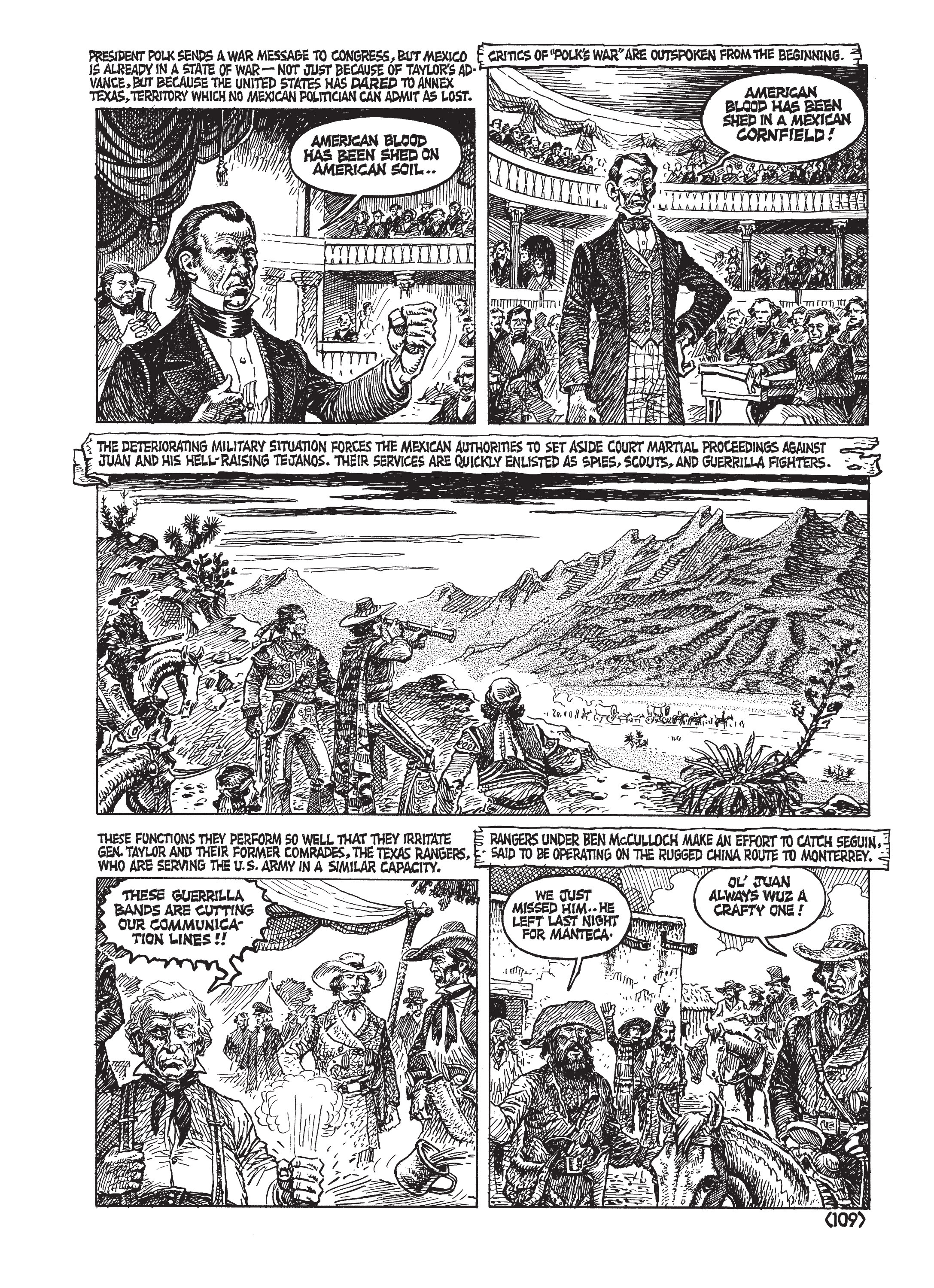 Read online Jack Jackson's American History: Los Tejanos and Lost Cause comic -  Issue # TPB (Part 2) - 13
