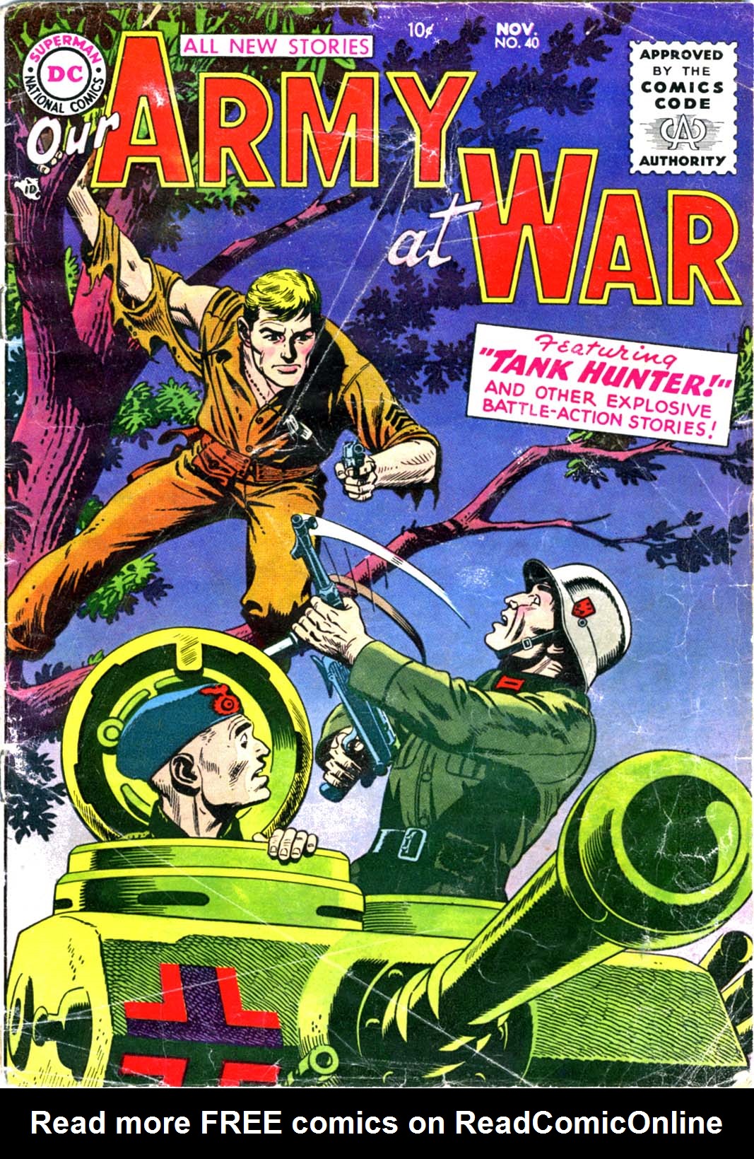Read online Our Army at War (1952) comic -  Issue #40 - 1