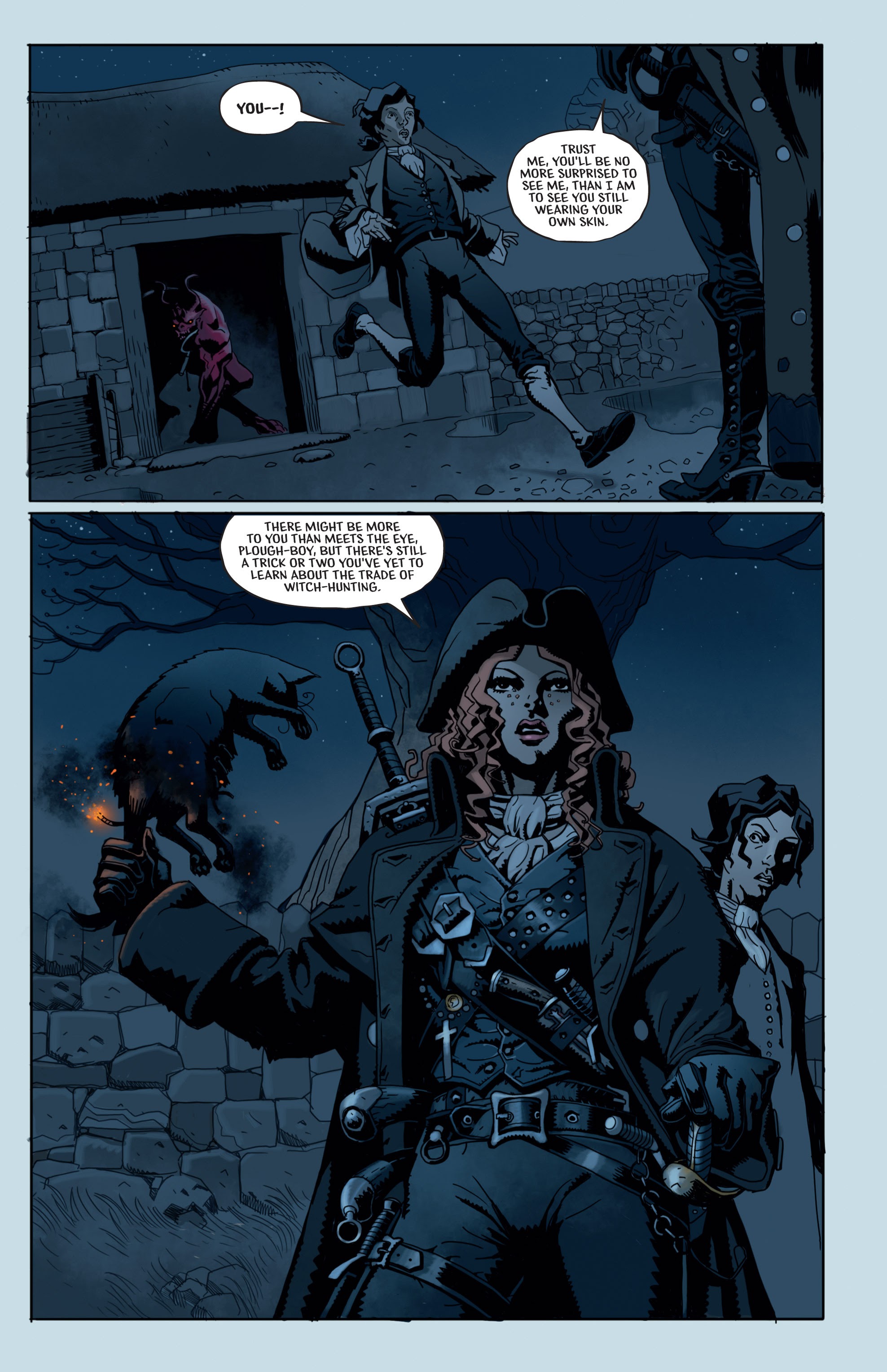 Read online Robbie Burns: Witch Hunter comic -  Issue # TPB - 34