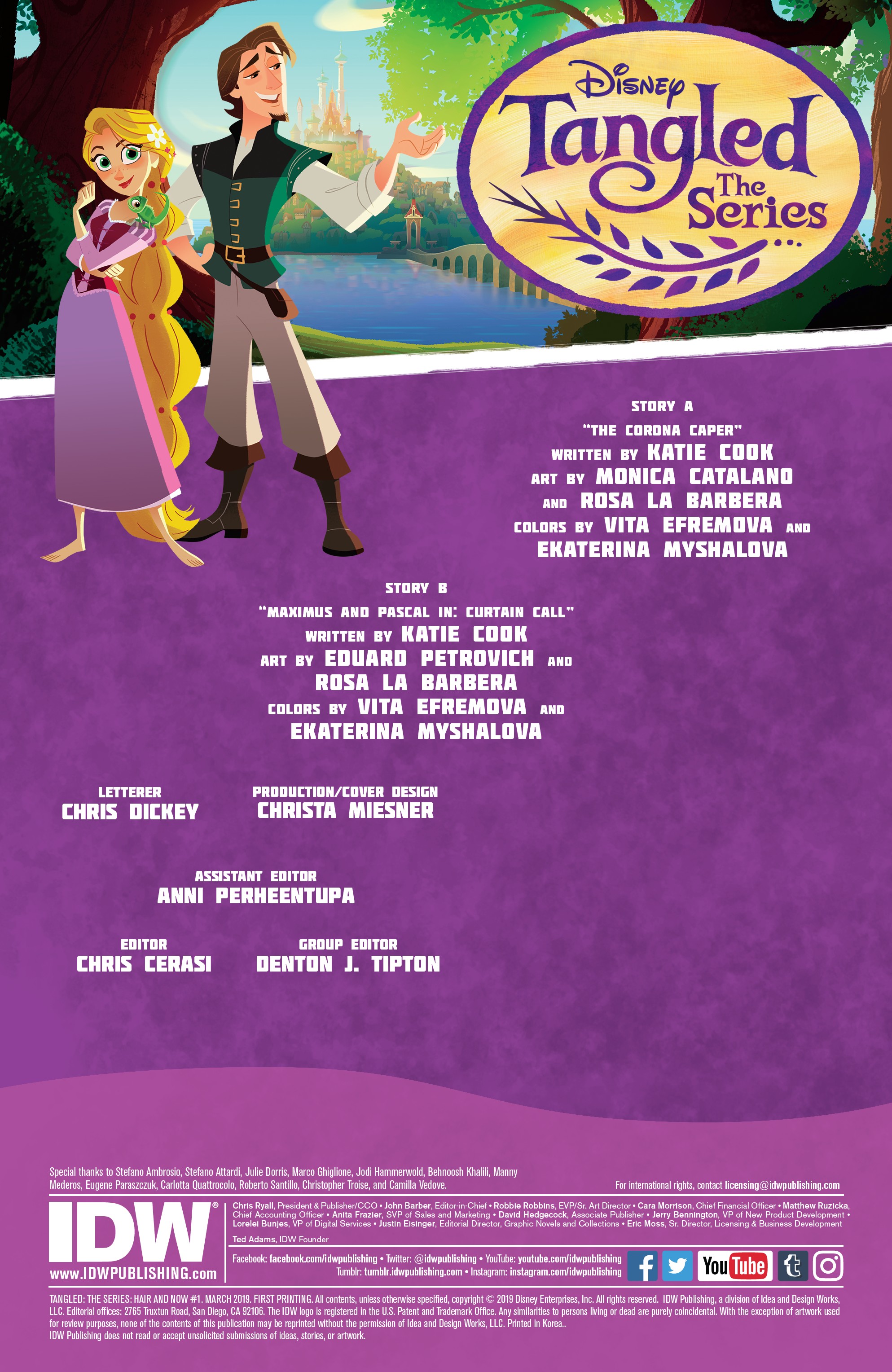 Read online Tangled: The Series: Hair and Now comic -  Issue #1 - 2