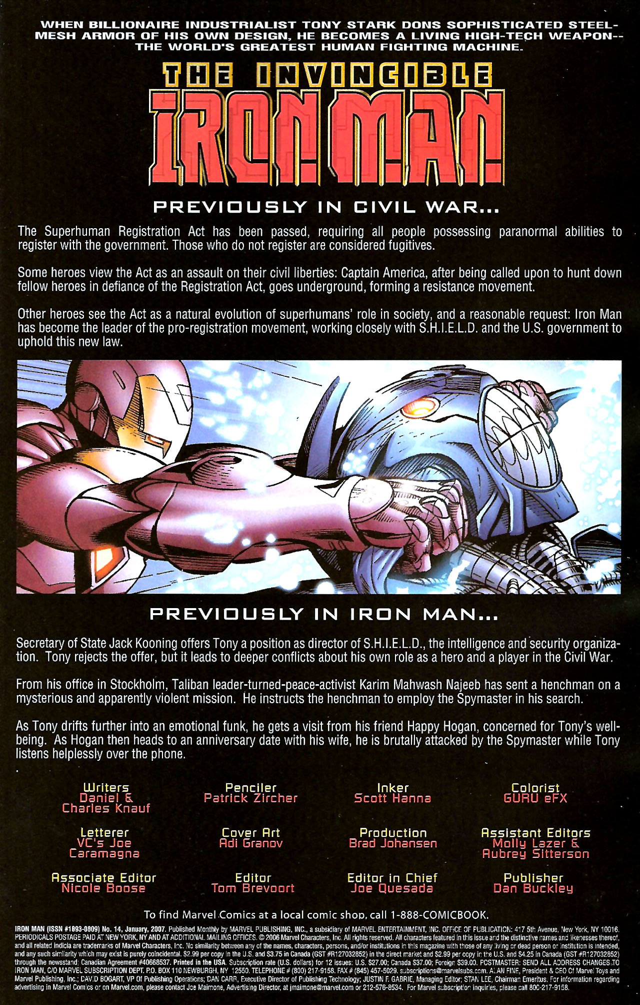 Read online The Invincible Iron Man (2007) comic -  Issue #14 - 2