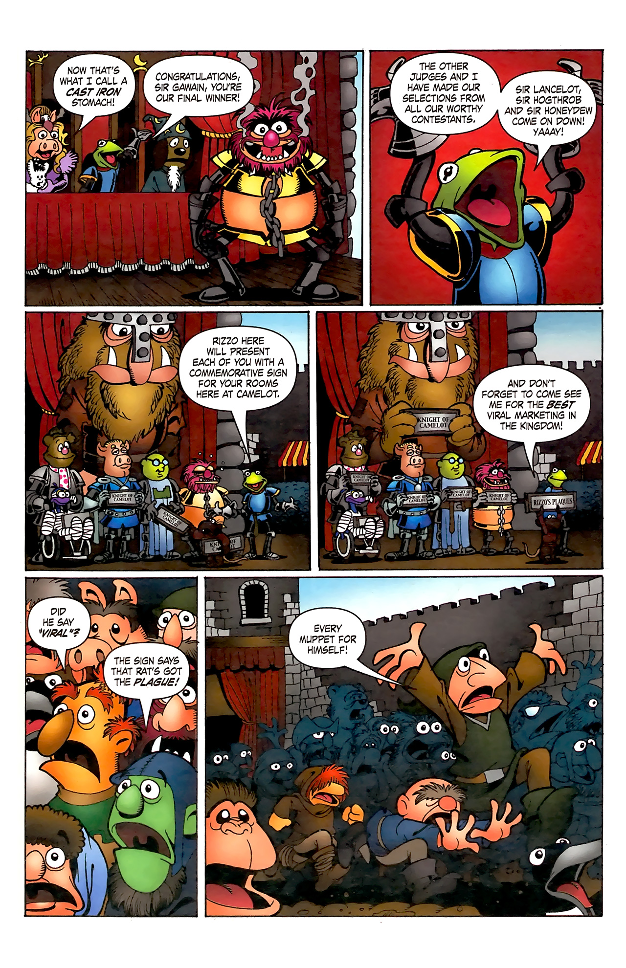 Read online Muppet King Arthur comic -  Issue #2 - 20