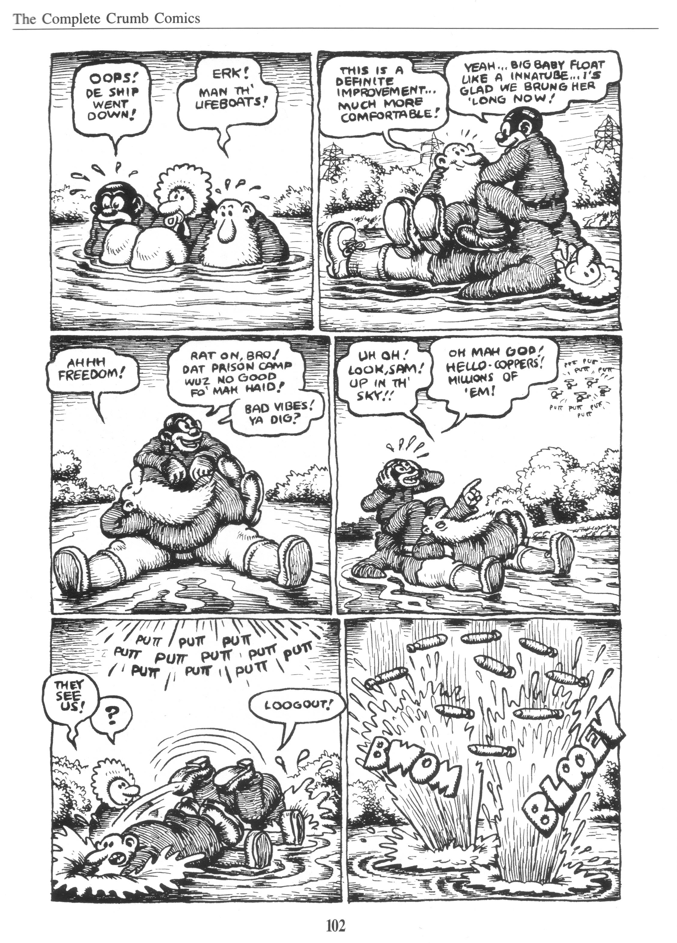 Read online The Complete Crumb Comics comic -  Issue # TPB 8 - 110