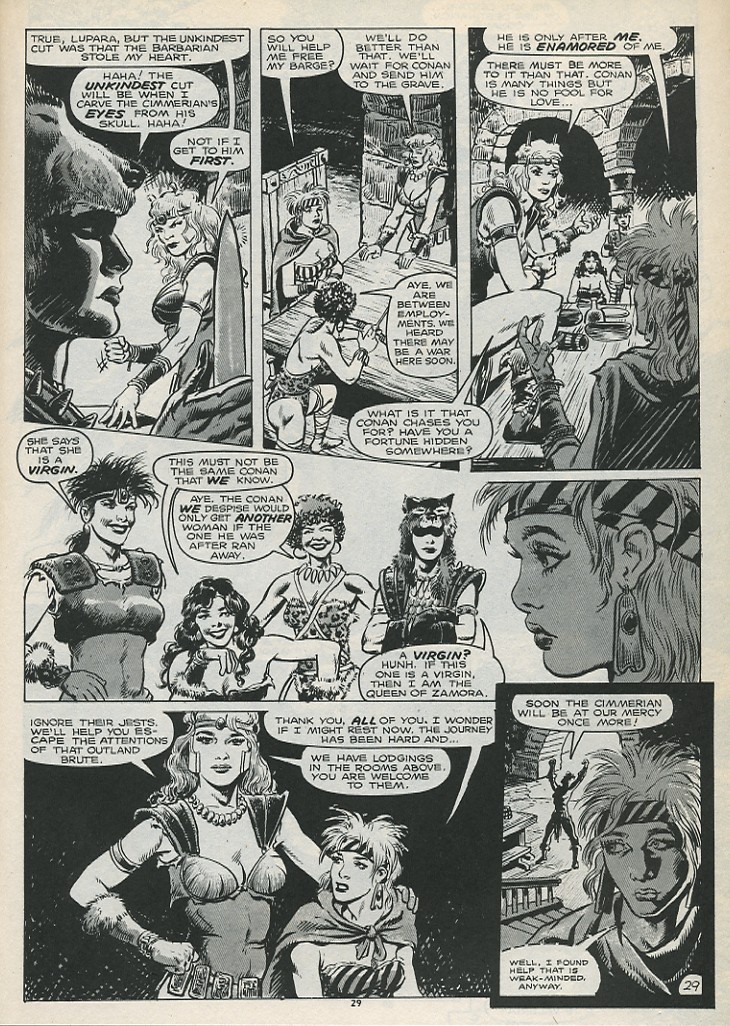 Read online The Savage Sword Of Conan comic -  Issue #179 - 31