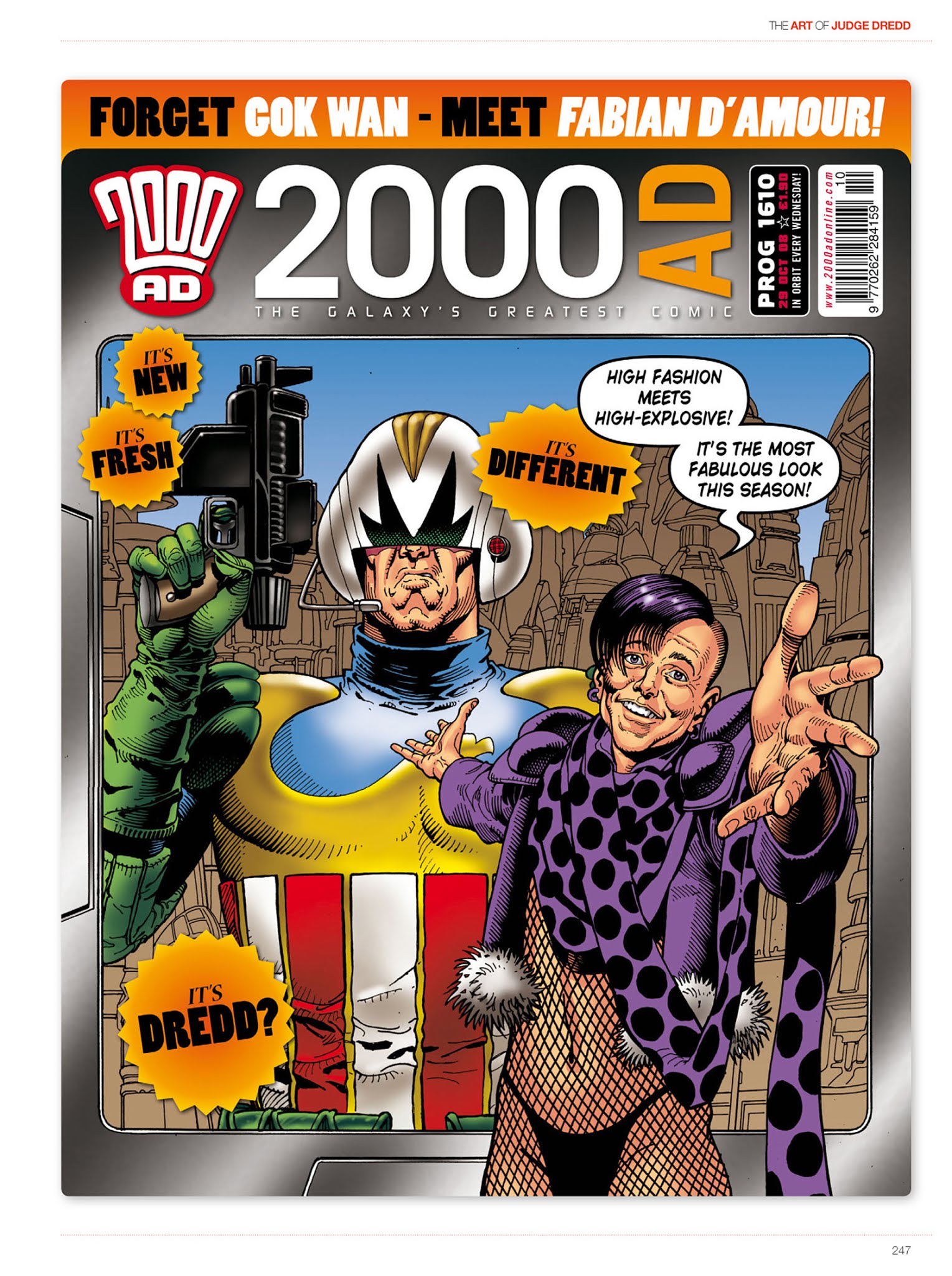 Read online The Art of Judge Dredd: Featuring 35 Years of Zarjaz Covers comic -  Issue # TPB (Part 3) - 65