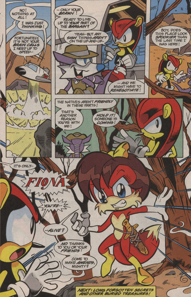 Read online Knuckles the Echidna comic -  Issue #26 - 28