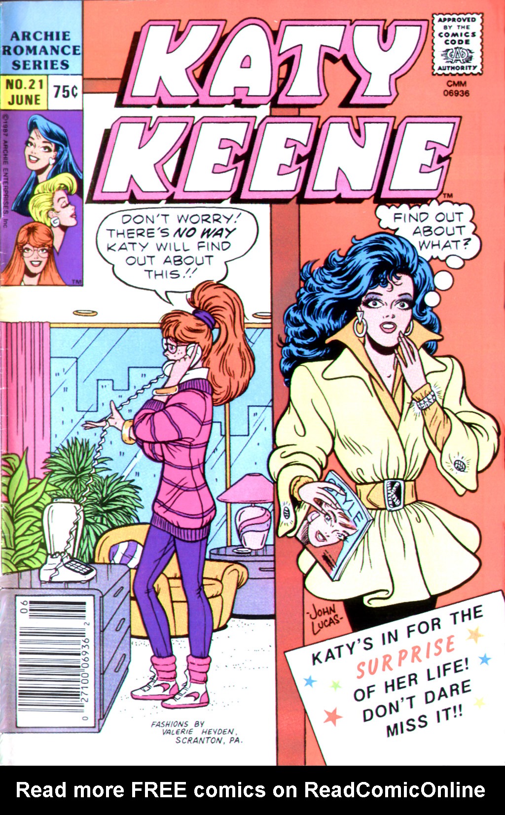 Read online Katy Keene (1983) comic -  Issue #21 - 1